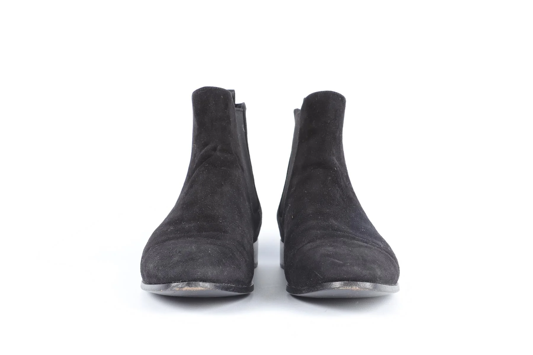 PRADA BLACK SUEDE ANKLE BOOTS EU 38 UK 5 US 8 - Image 3