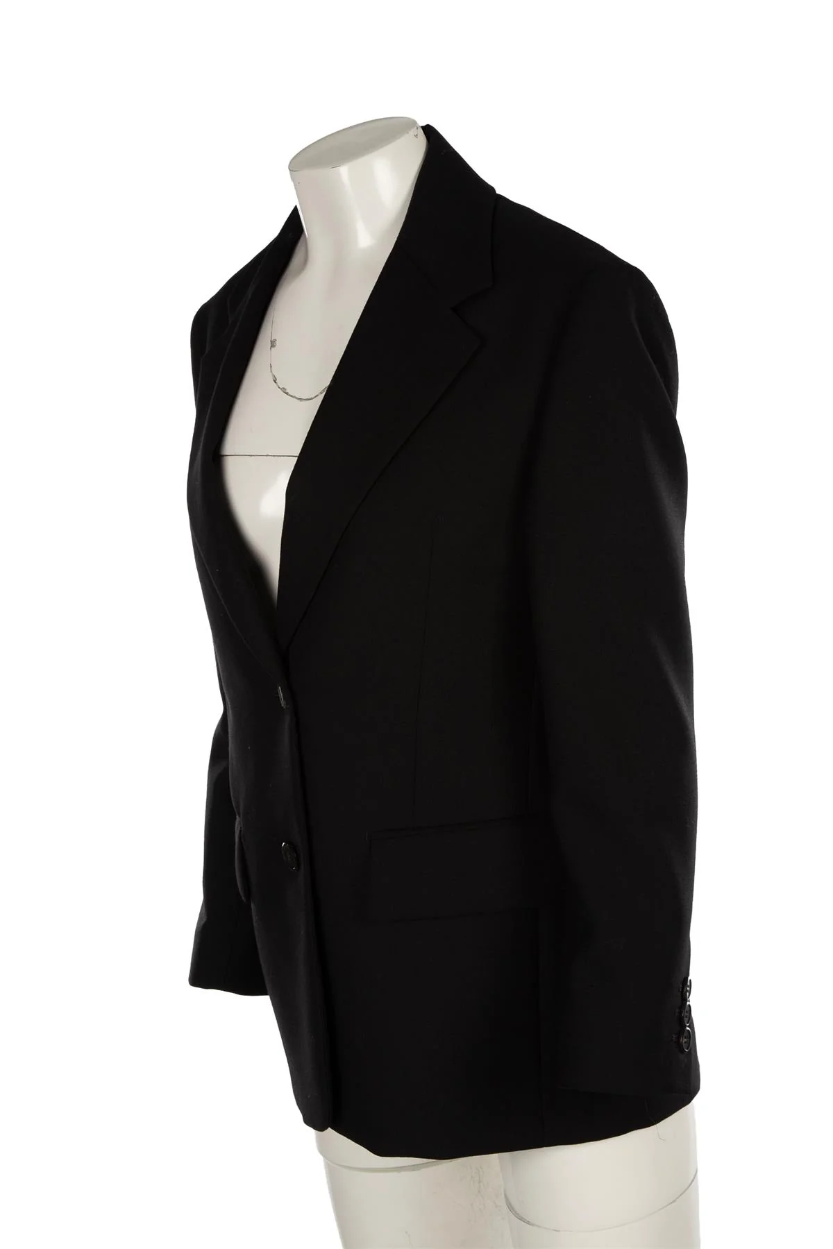 PRADA BLACK WOOL BLAZER IT 38 UK 6 - Image 3