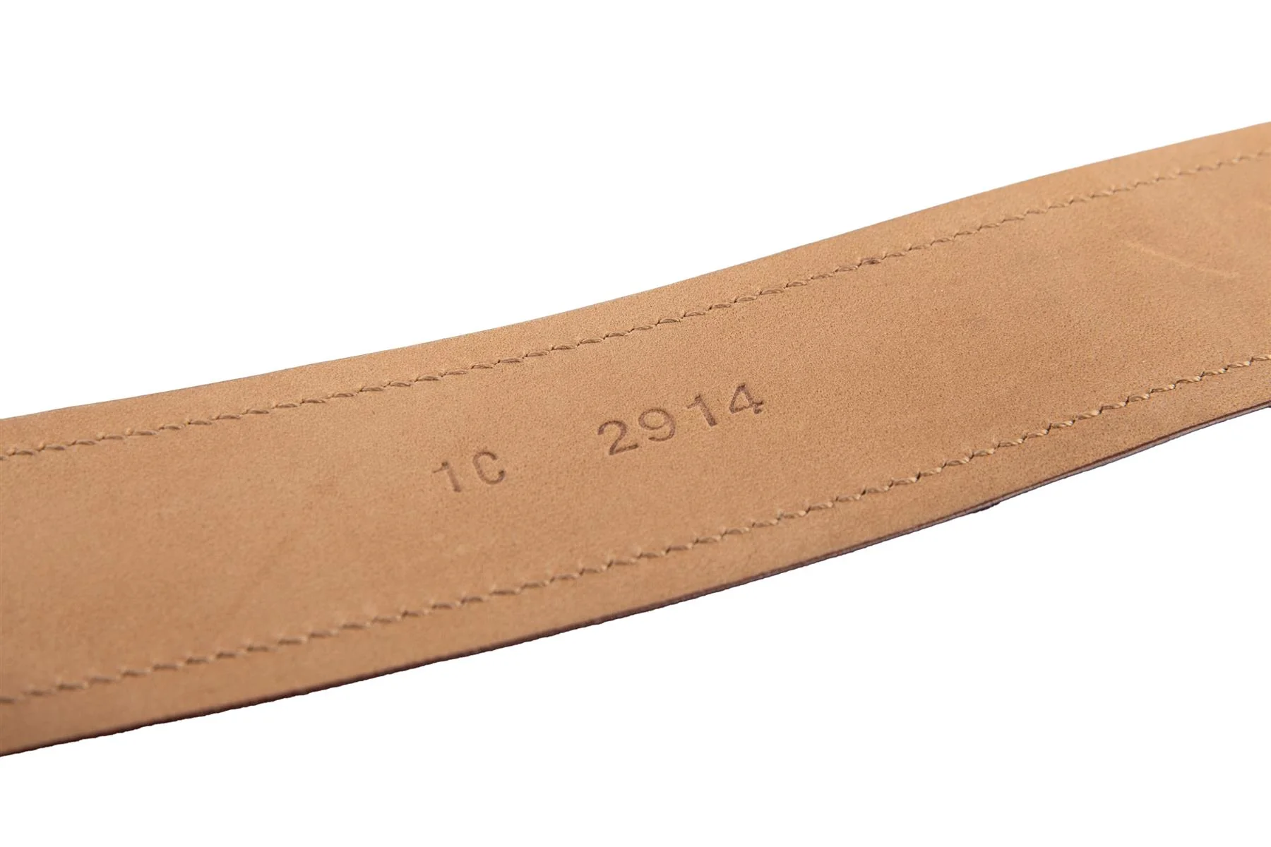 PRADA BRONZE LEATHER BELT 90CM - Image 7