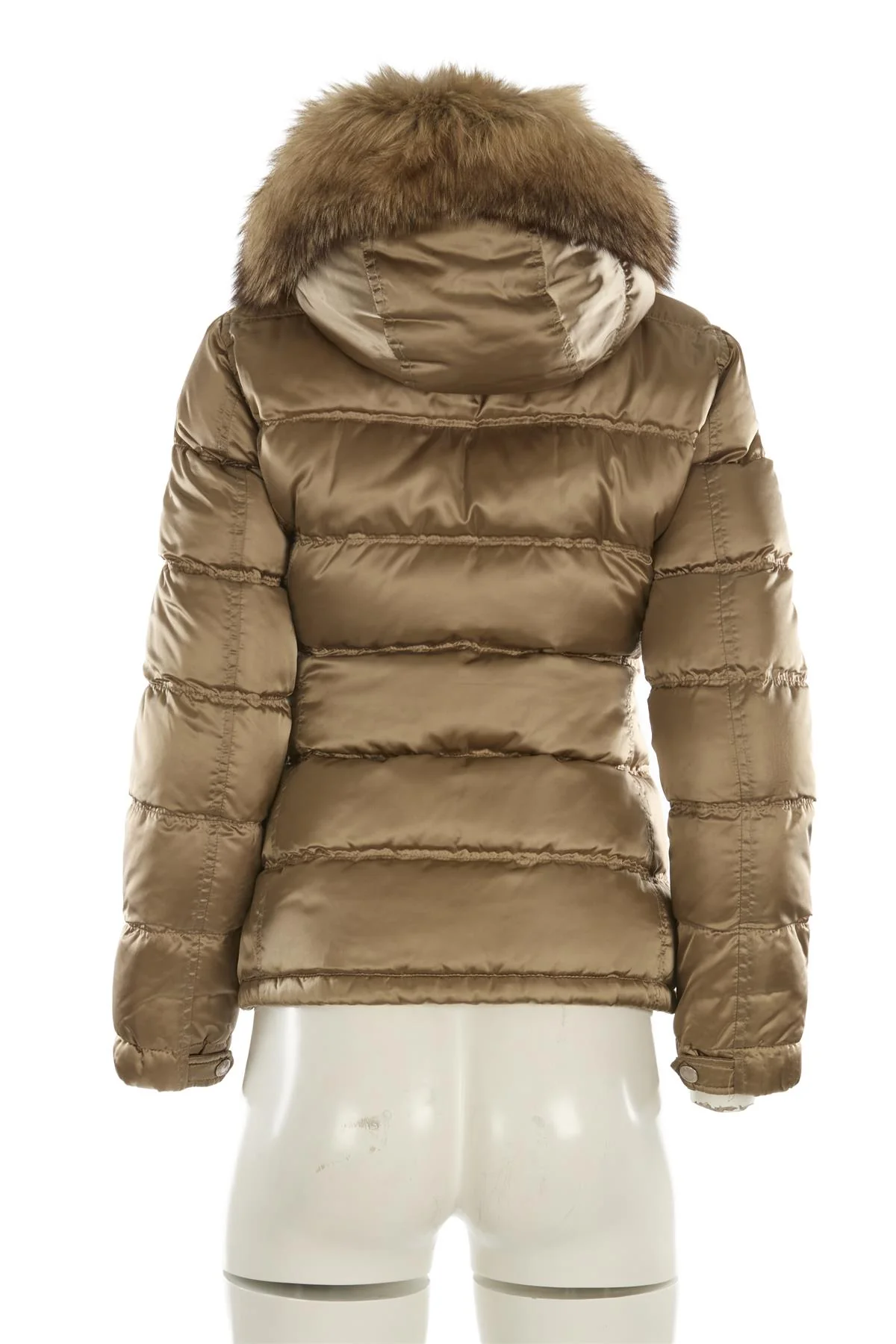 PRADA GOLD PADDED DOWN JACKET IT 38 UK 6 - Image 4