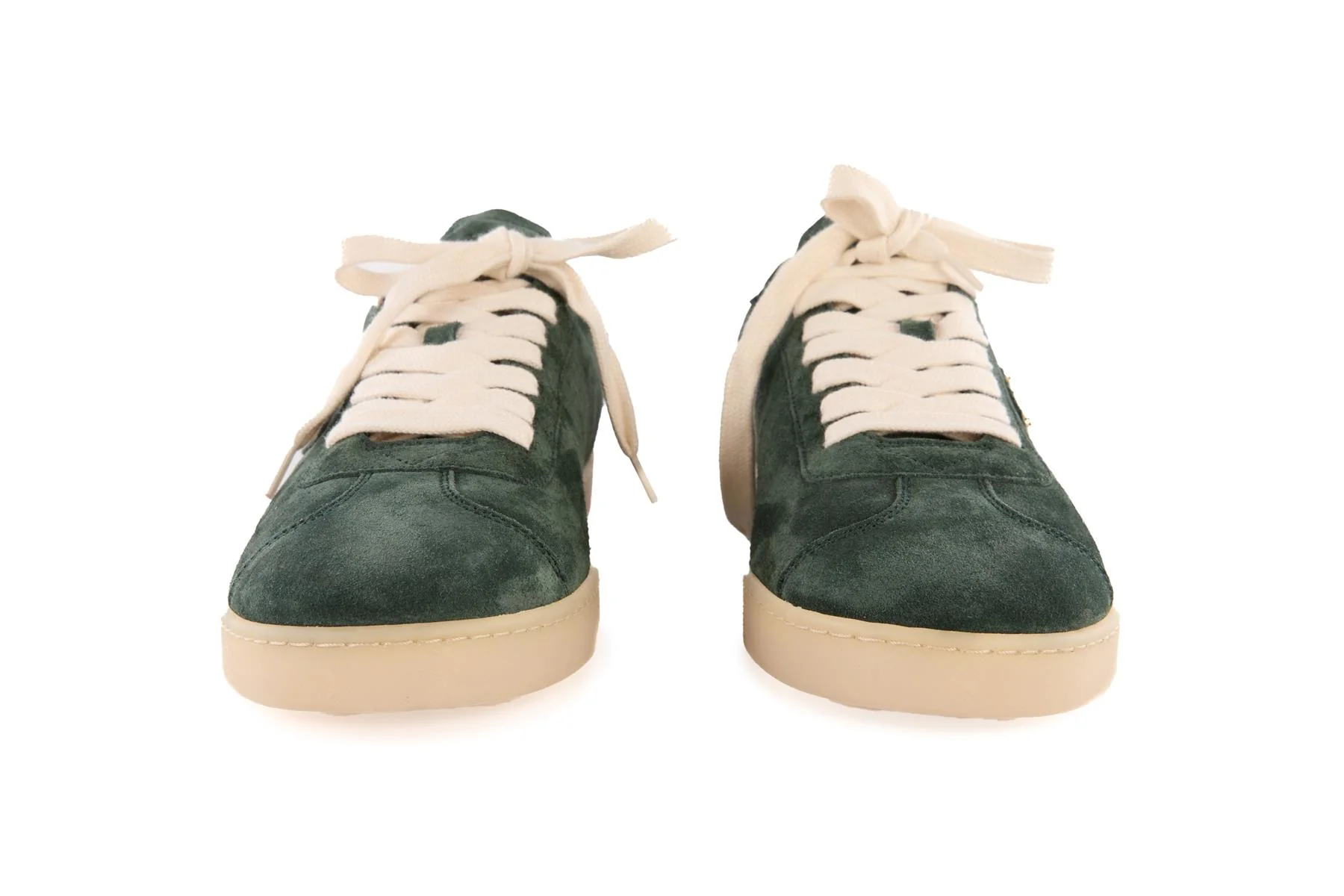 PRADA GREEN MEN'S LANE SUEDE SNEAKERS EU 43.5 UK 9.5 US 10.5 - Image 3