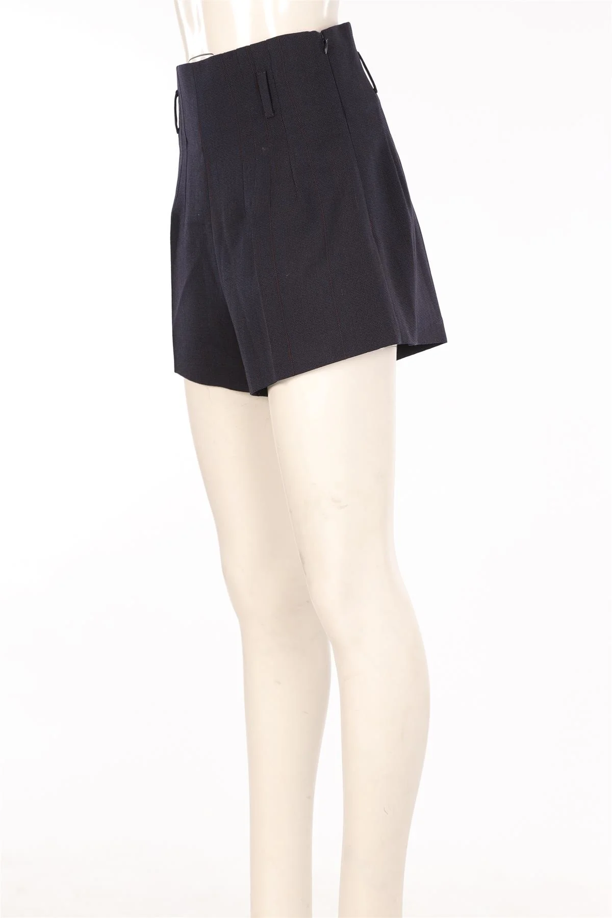 PRADA NAVY WOOL SHORTS FR 38 UK 10 - Image 3