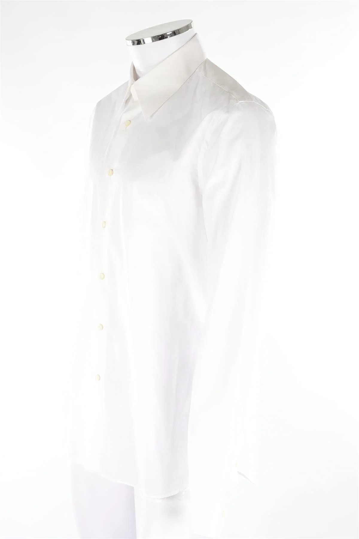 PRADA WHITE MEN'S COTTON SHIRT IT 42 UK 32 - Image 3