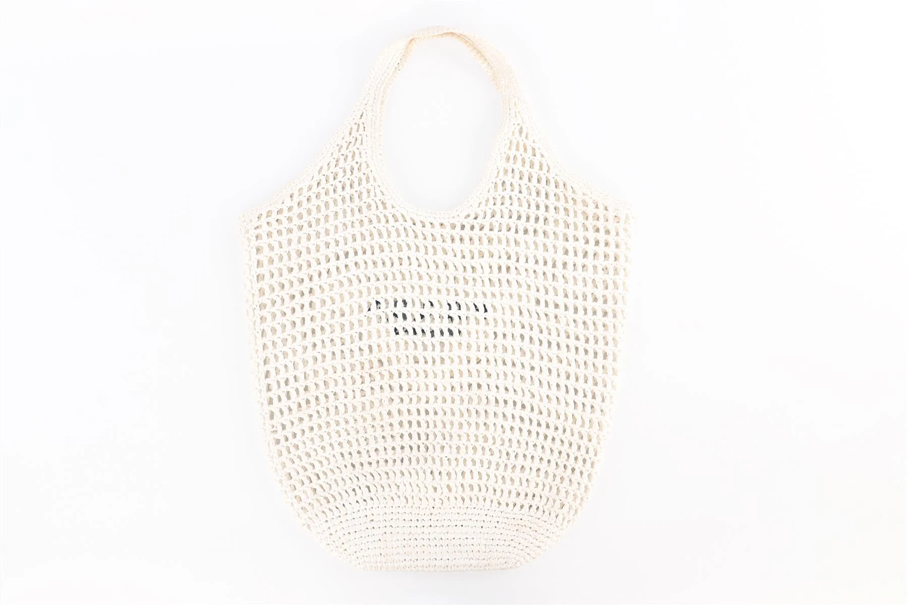 PRADA WHITE RAFFIA TOTE BAG - Image 5
