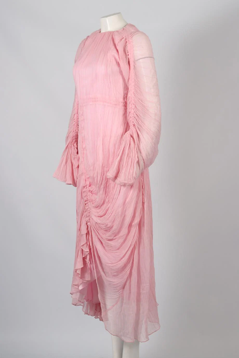 PREEN BY THORNTON BREGAZZI CHIFFON MAXI DRESS SMALL - Image 3