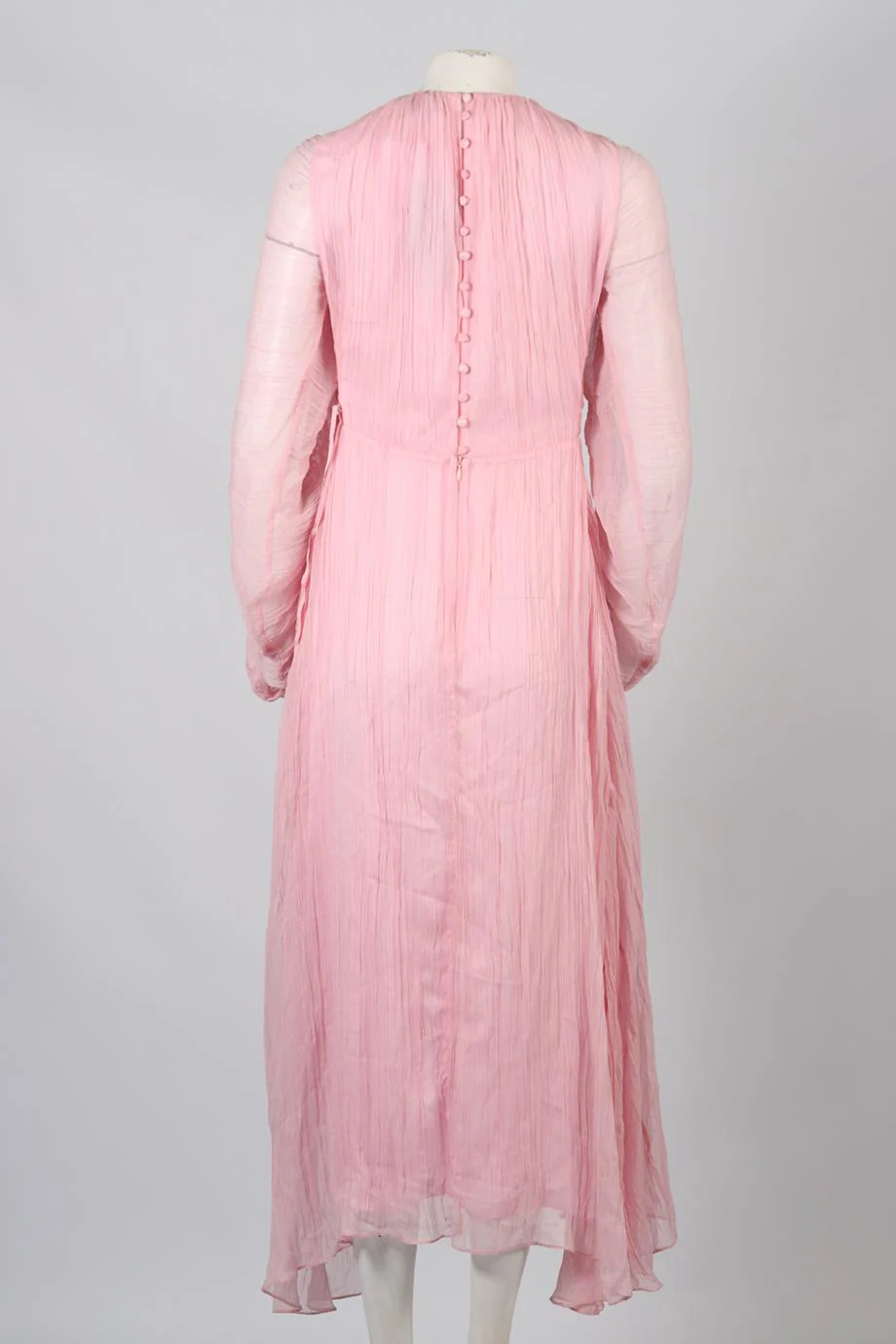PREEN BY THORNTON BREGAZZI CHIFFON MAXI DRESS SMALL - Image 4