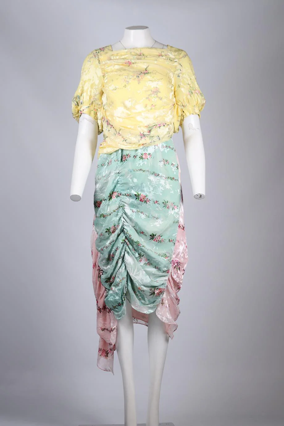 PREEN BY THORNTON BREGAZZI FLORAL PRINT SILK MIDI DRESS UK 10 - Image 2