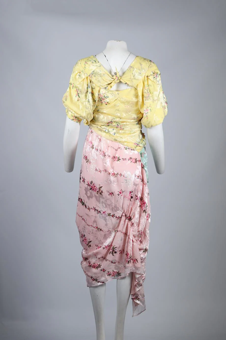 PREEN BY THORNTON BREGAZZI FLORAL PRINT SILK MIDI DRESS UK 10 - Image 4
