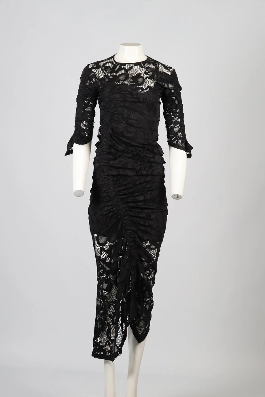 PREEN BY THORNTON BREGAZZI LACE MIDI DRESS SMALL - Image 2