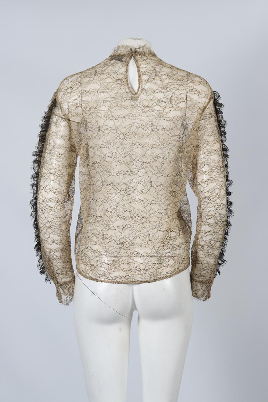 PREEN BY THORNTON BREGAZZI LACE TOP SMALL - Image 4