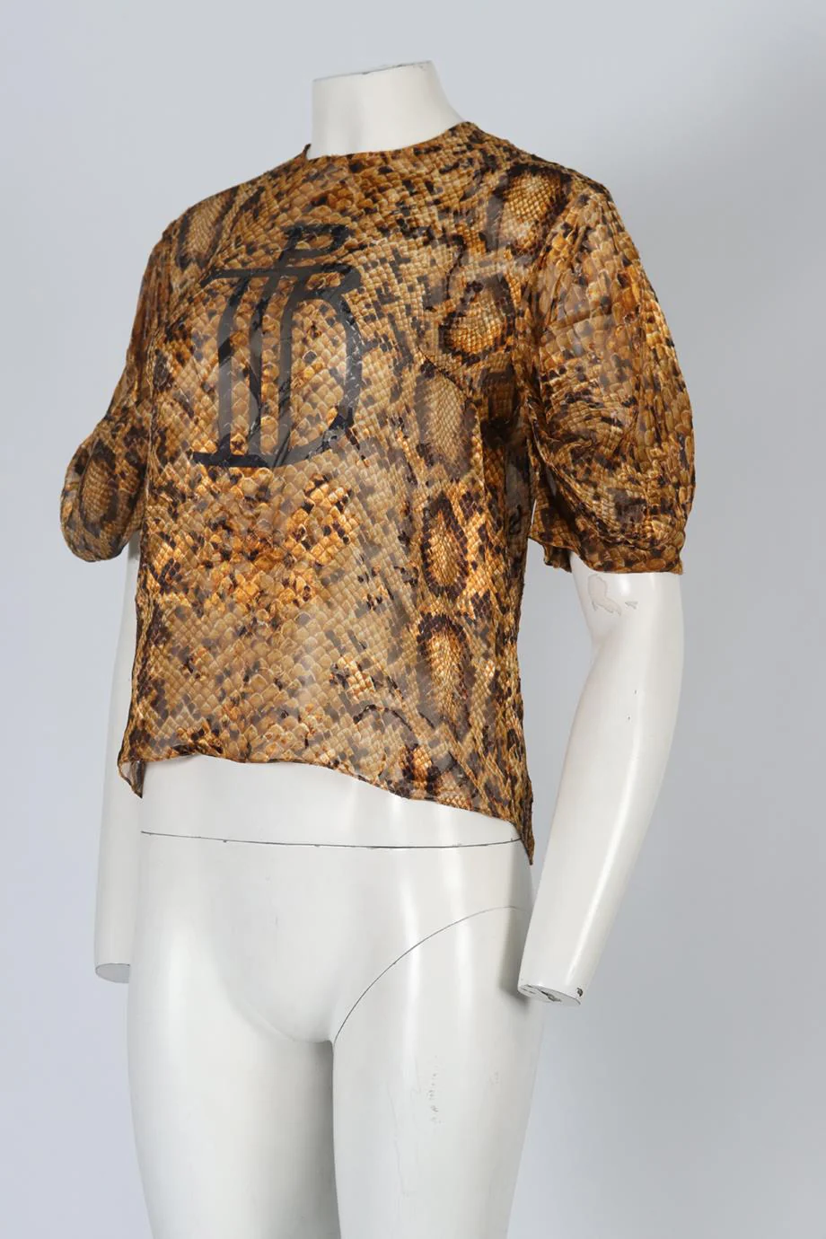 PREEN BY THORNTON BREGAZZI PRINTED SATIN TOP SMALL - Image 3