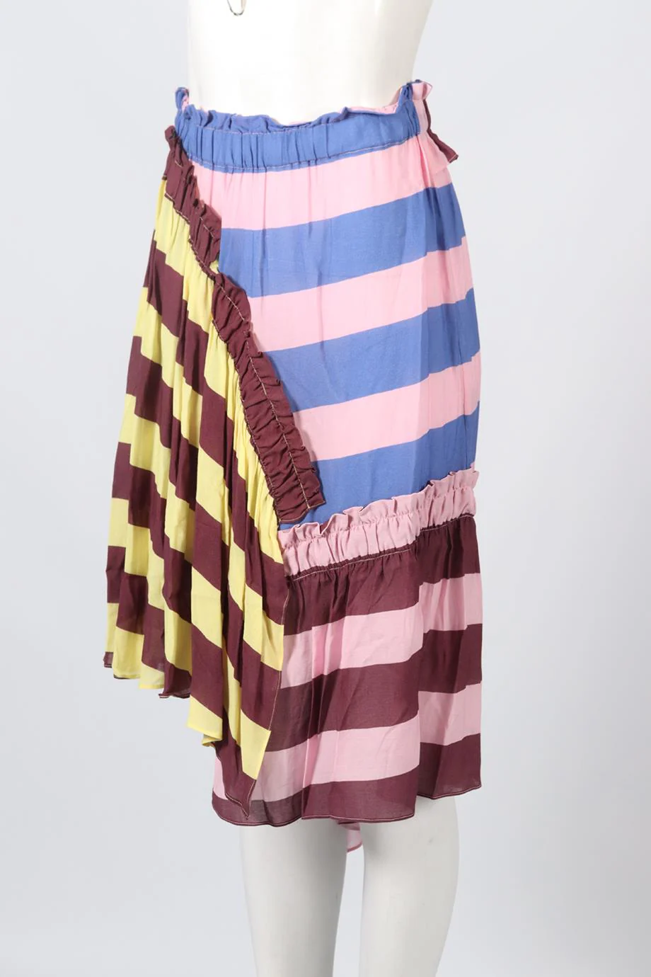 PREEN LINE BY THORNTON BREGAZZI CREPE MIDI SKIRT MEDIUM - Image 3