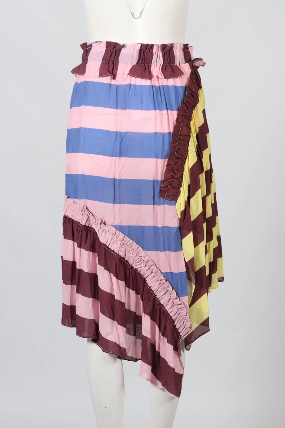 PREEN LINE BY THORNTON BREGAZZI CREPE MIDI SKIRT MEDIUM - Image 4