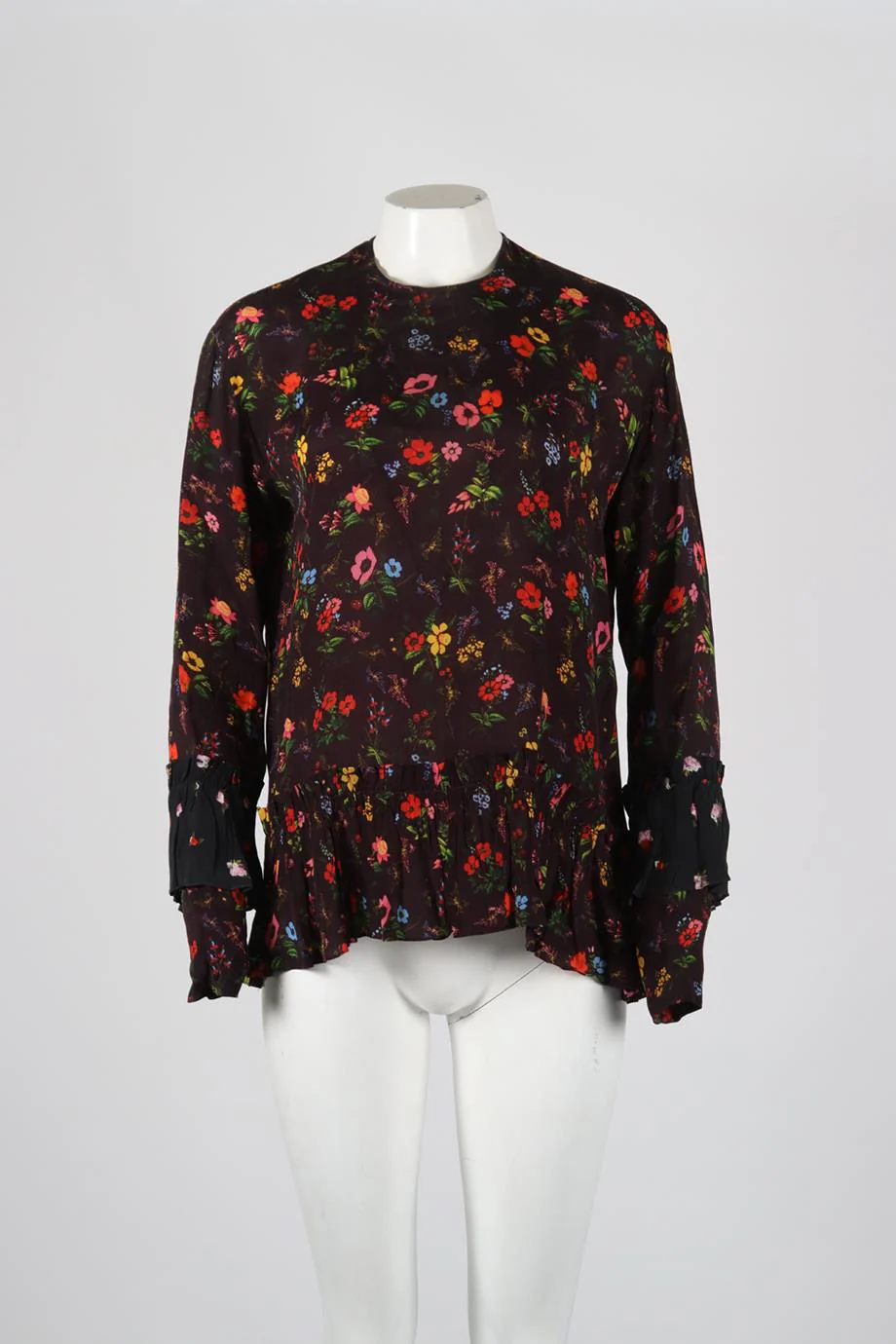 PREEN LINE FLORAL PRINT CHIFFON BLOUSE XSMALL - Image 2