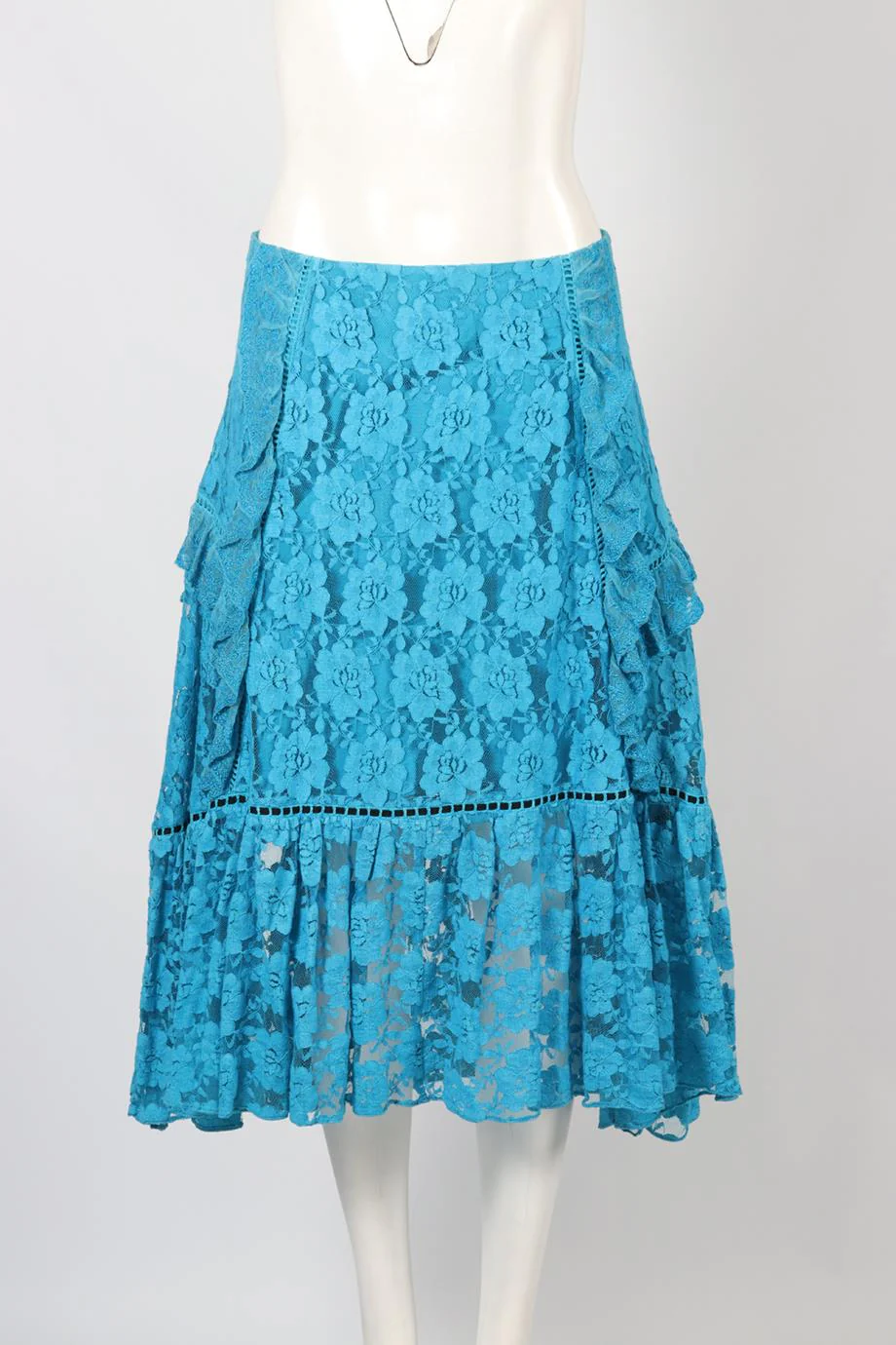 PREEN LINE LACE MIDI SKIRT SMALL - Image 2