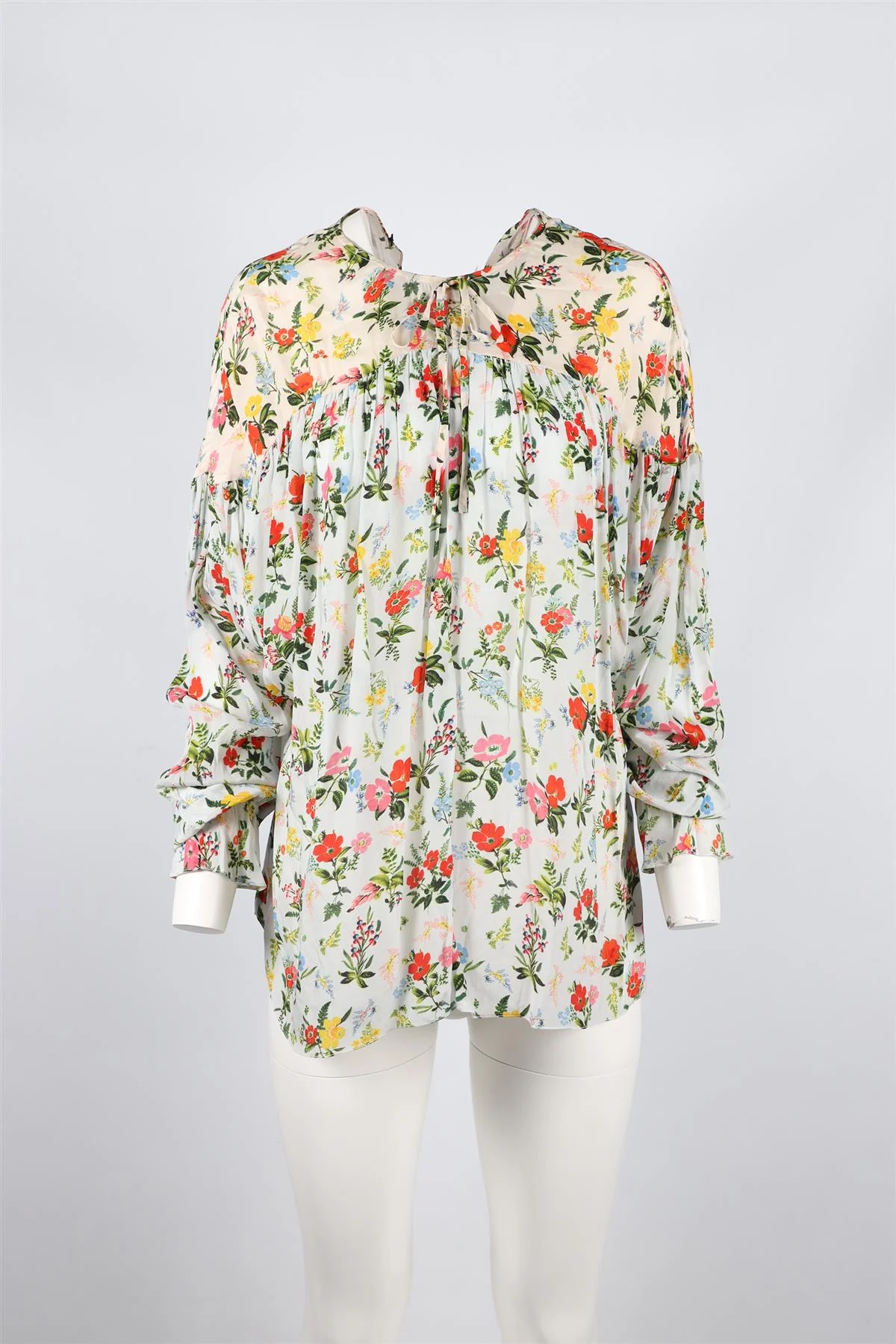 PREEN LINE MULTICOLOURED FLORAL PRINT SILK TOP SMALL - Image 2
