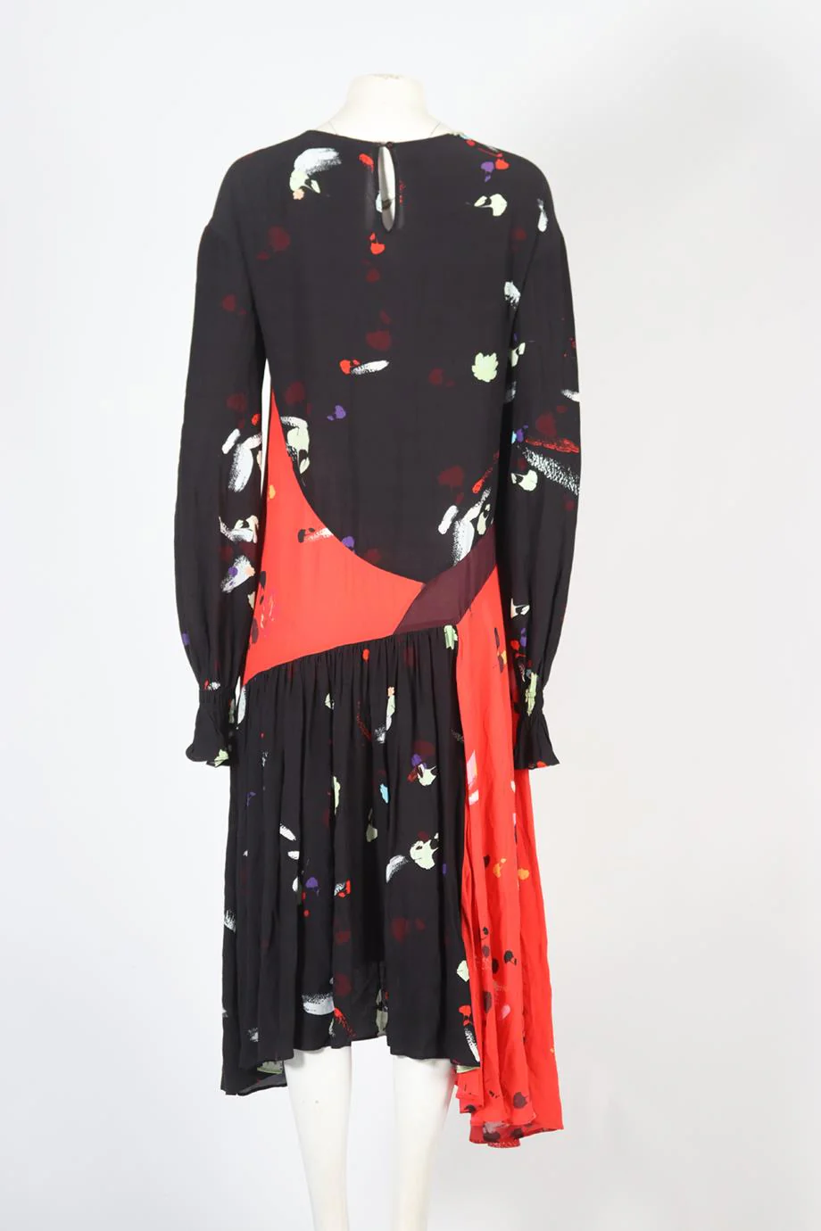 PREEN LINE PRINTED CREPE MAXI DRESS LARGE - Image 4
