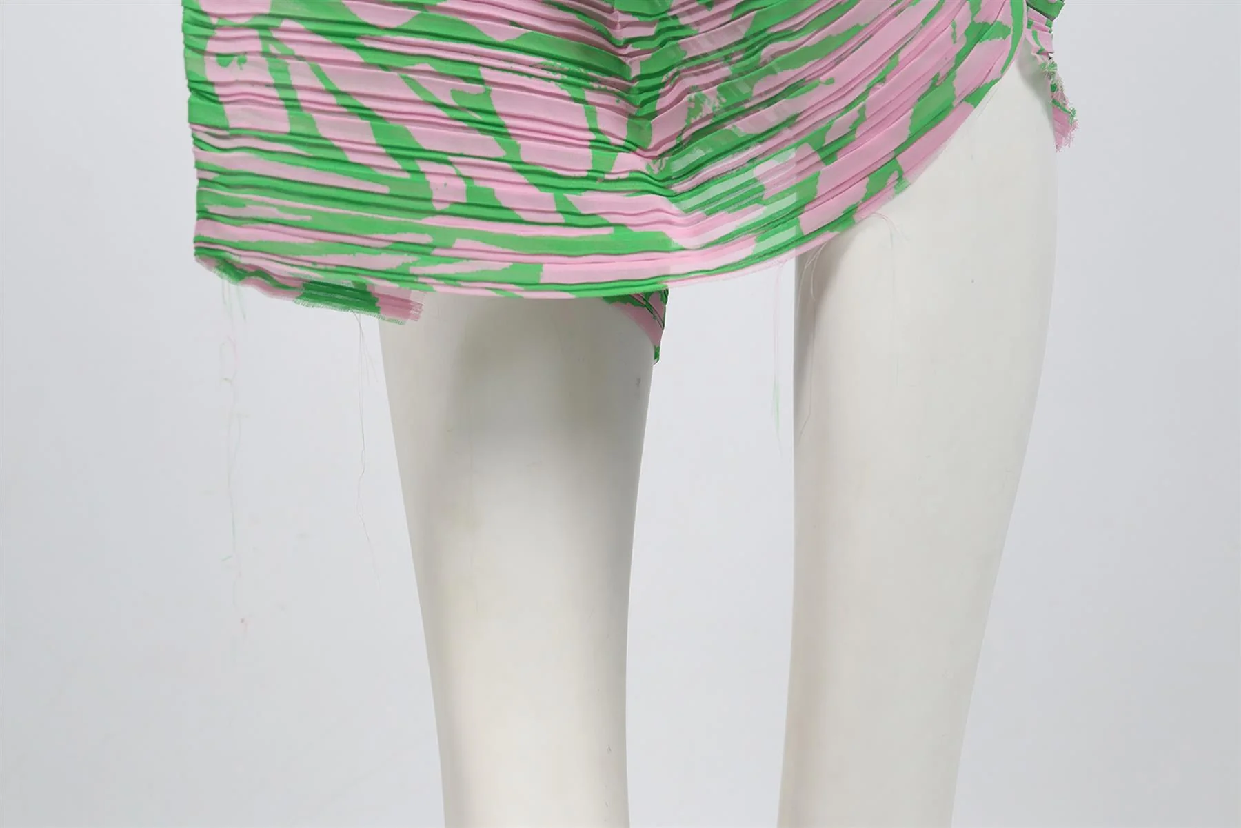 PREEN PLEATED CHIFFON MAXI DRESS SMALL - Image 4