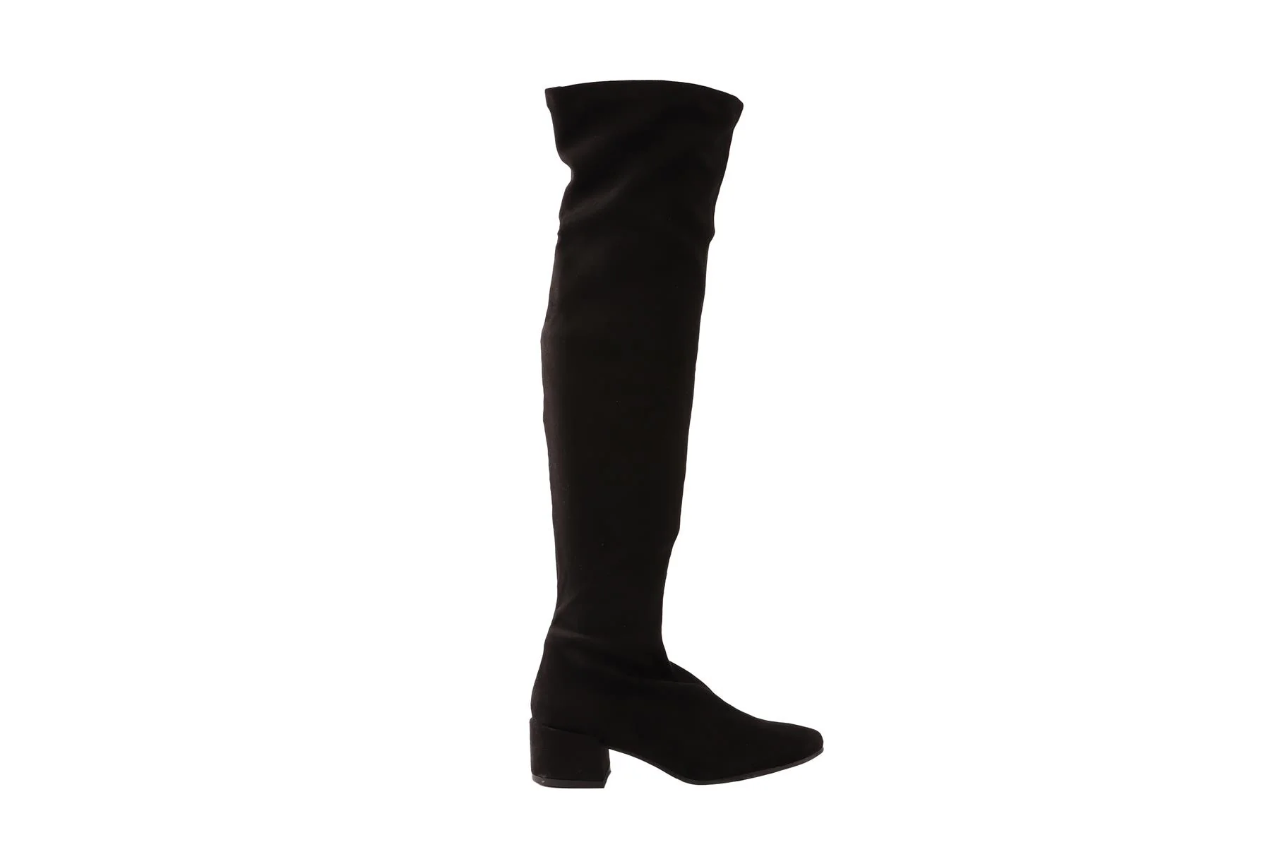 PRETTY BALLERINAS BLACK FAUX SUEDE OVER-THE-KNEE BOOTS  EU 39 UK 6 US 9 - Image 2