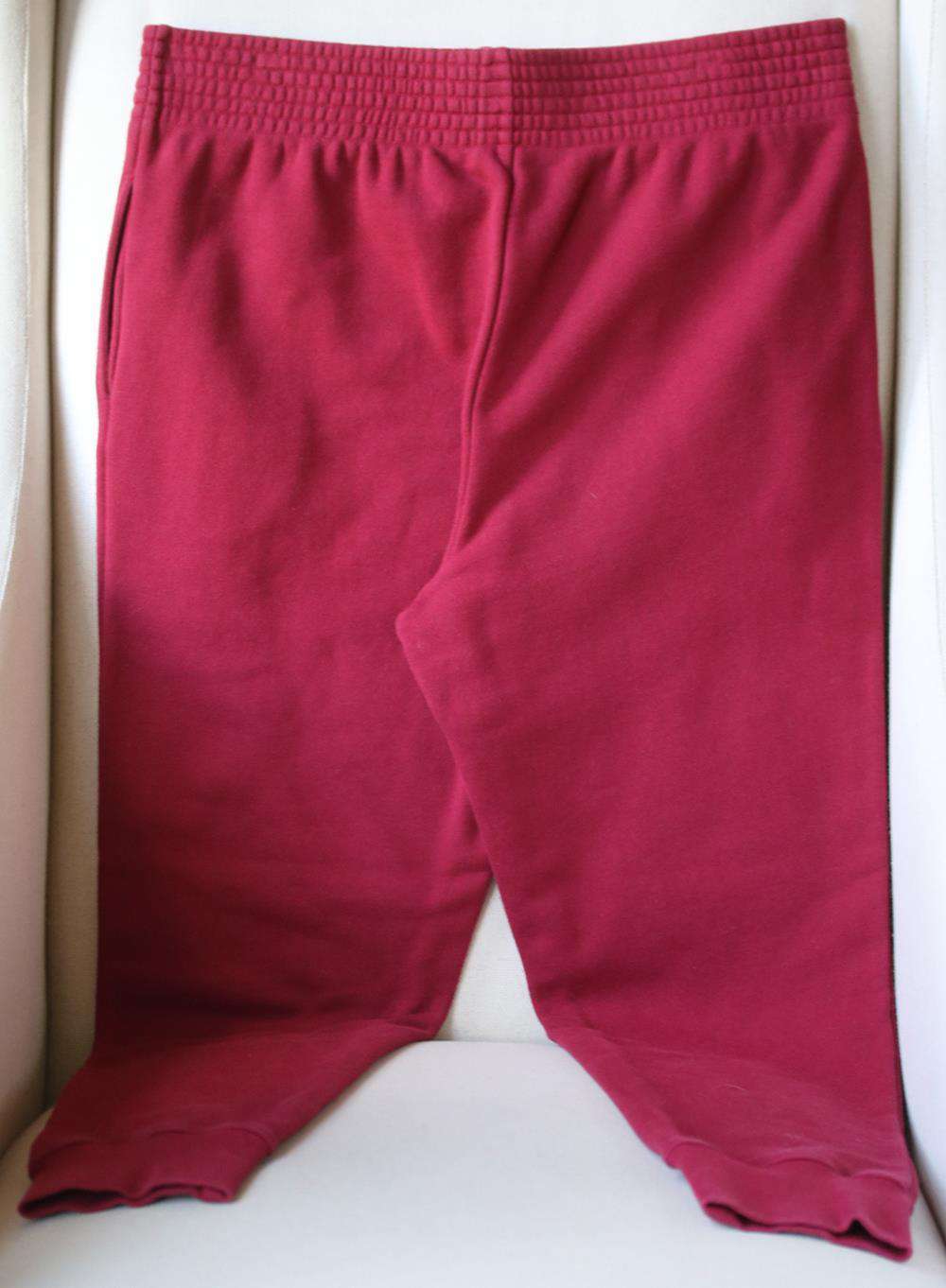 PROENZA SCHOULER LOGO EMBROIDERED COTTON SWEATPANTS LARGE - Image 3