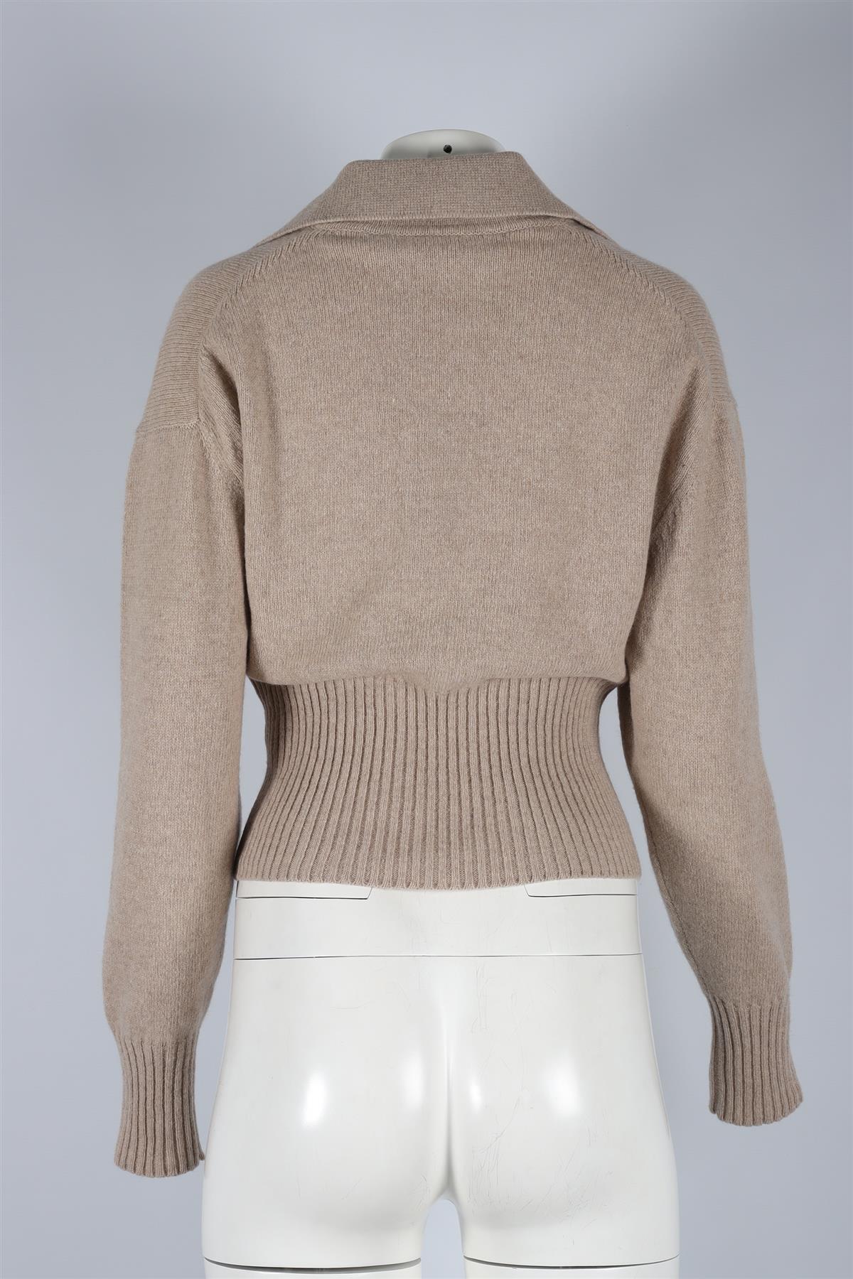 PROENZA SCHOULER BEIGE CASHMERE SWEATER XSMALL - Image 4