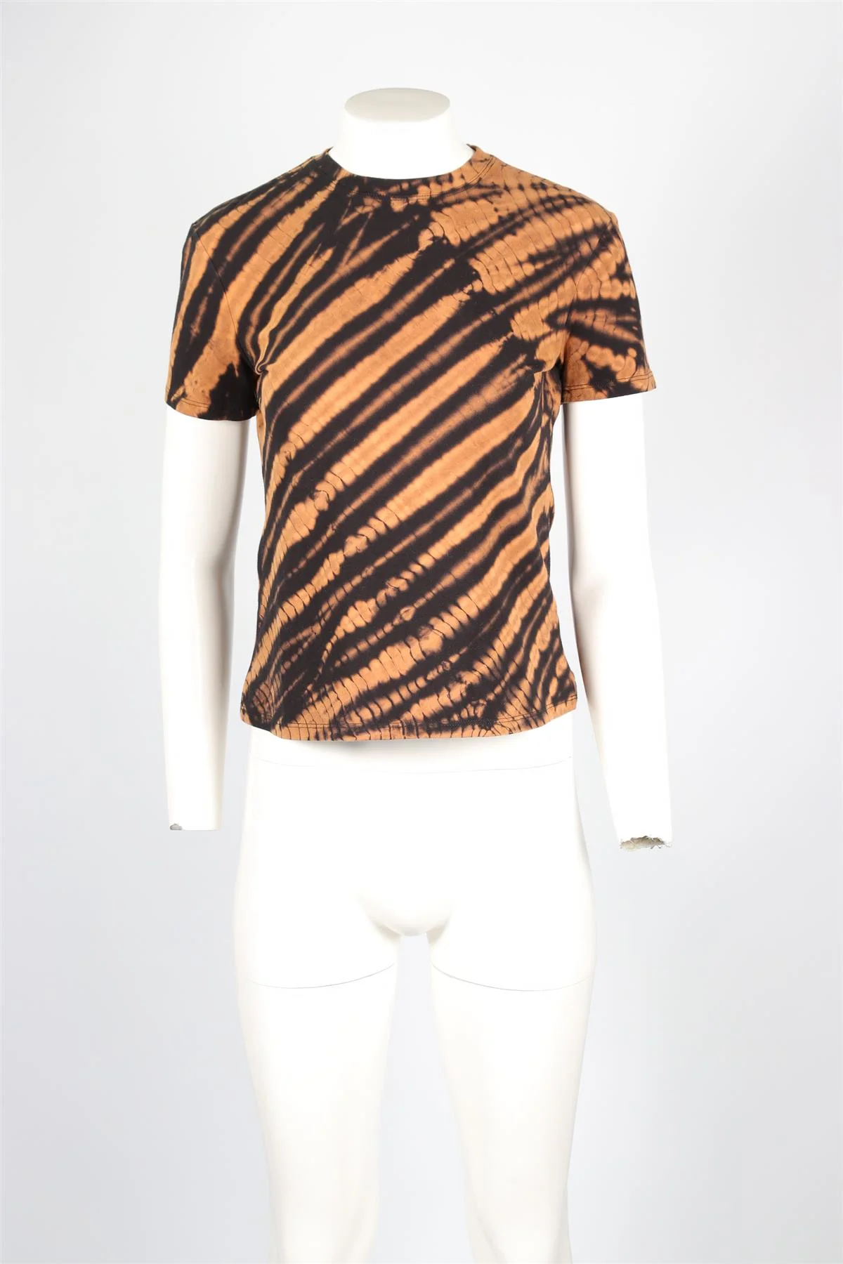 PROENZA SCHOULER BROWN COTTON T-SHIRT SMALL - Image 2