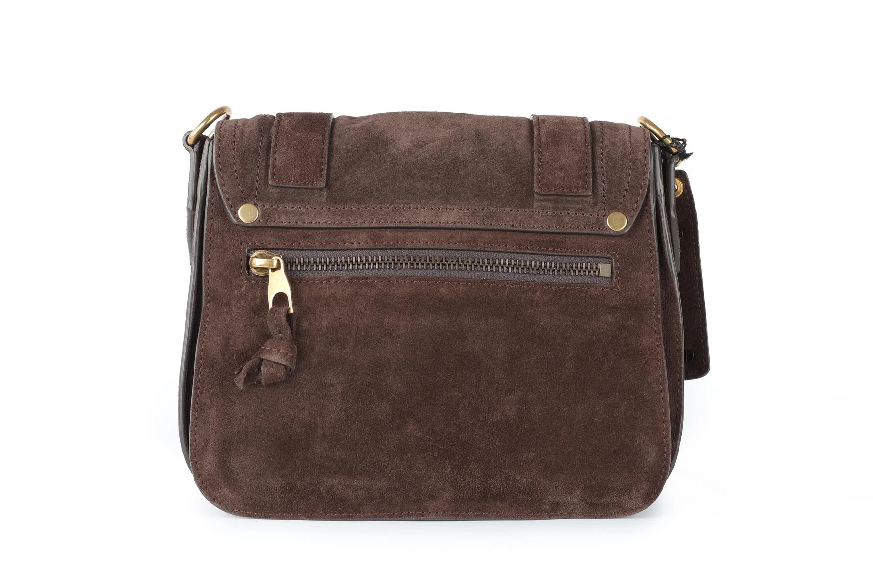 PROENZA SCHOULER BROWN PS1 SMALL SUEDE SHOULDER BAG - Image 7