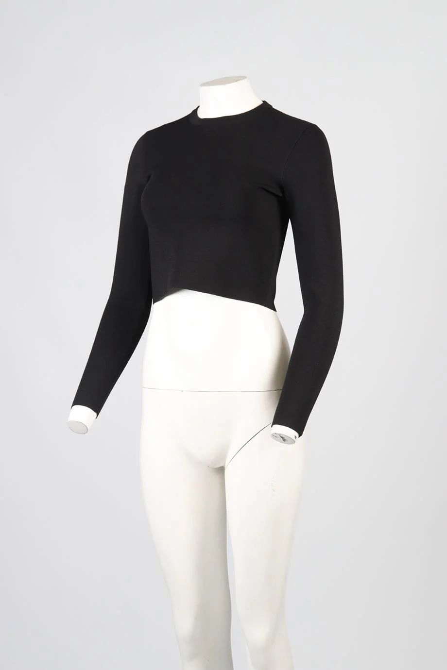 PROENZA SCHOULER CROPPED KNIT TOP XSMALL - Image 3