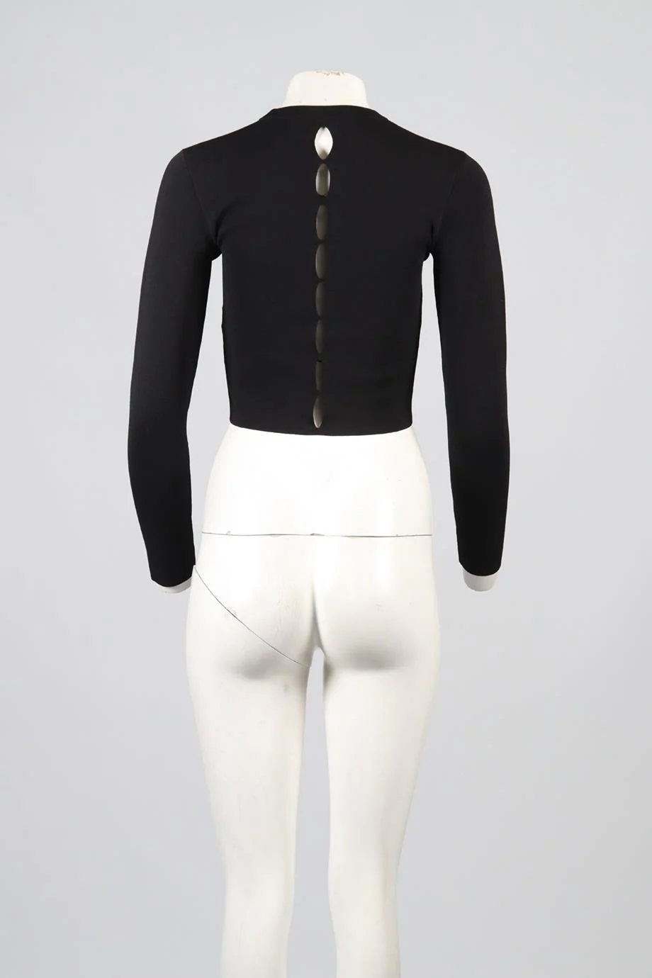 PROENZA SCHOULER CROPPED KNIT TOP XSMALL - Image 4