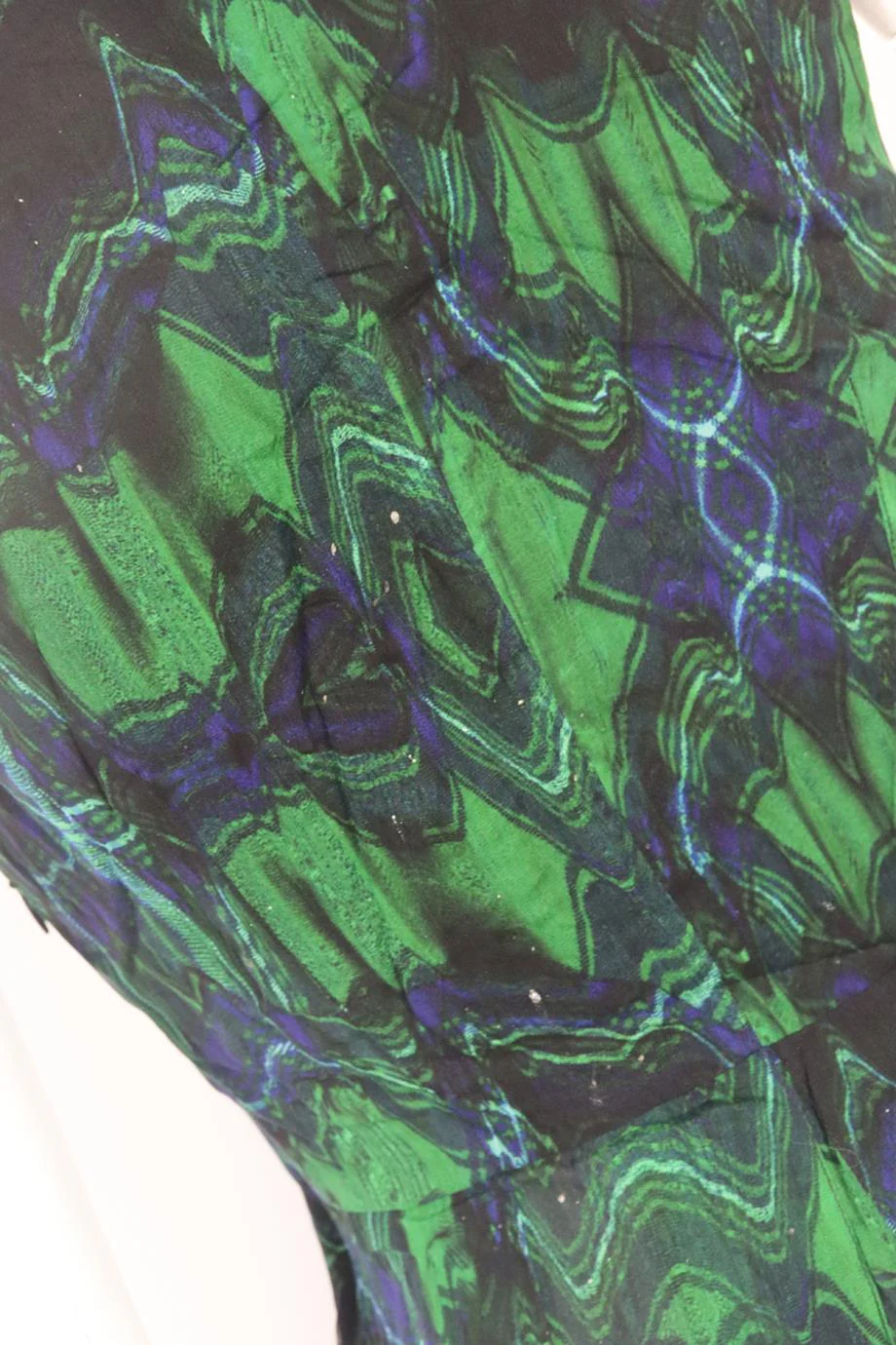 PROENZA SCHOULER PRINTED SILK MINI DRESS US 2 UK 6 - Image 5