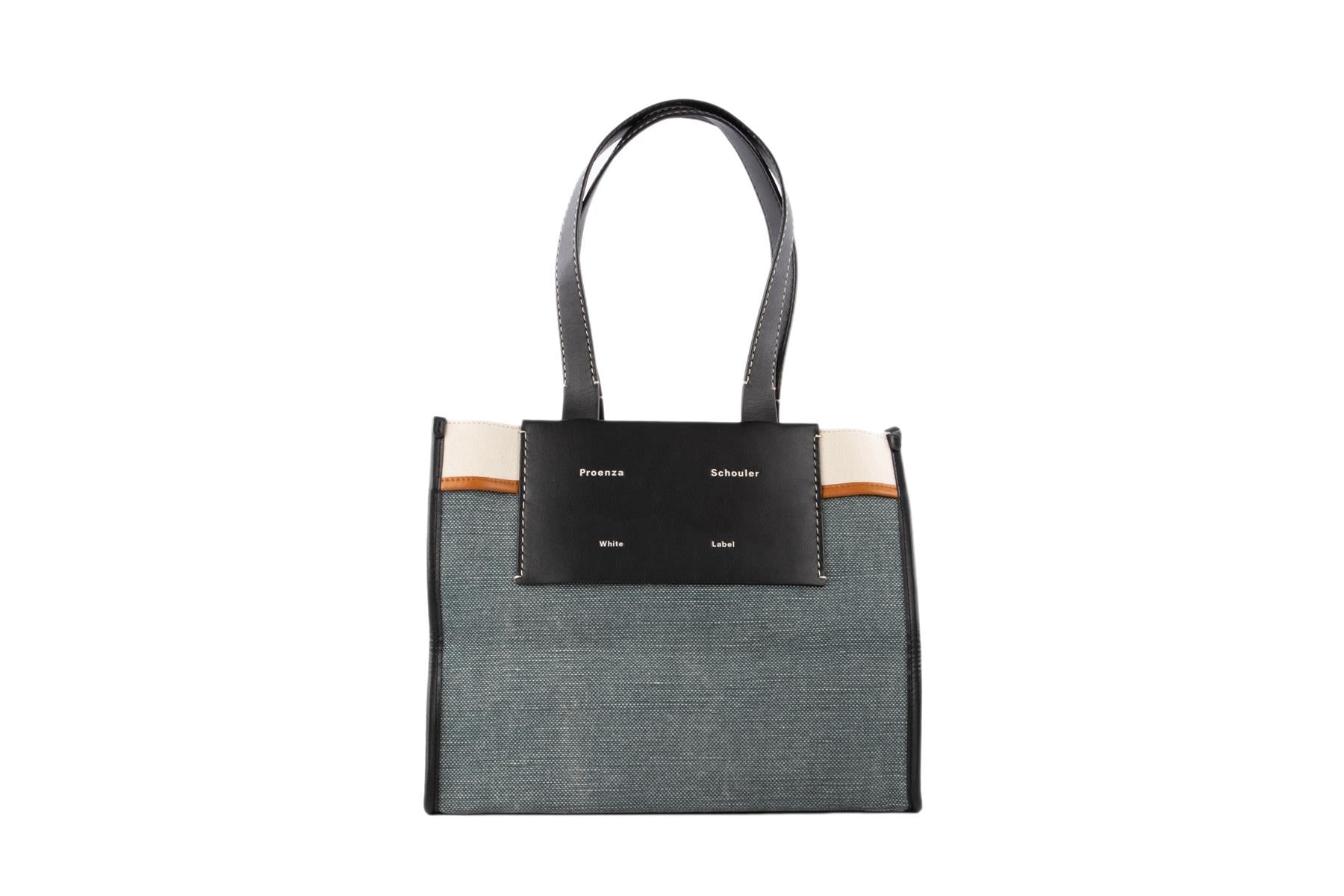 PROENZA SCHOULER WHITE LABEL MULTI MORRIS LARGE CANVAS SHOULDER BAG - Image 2
