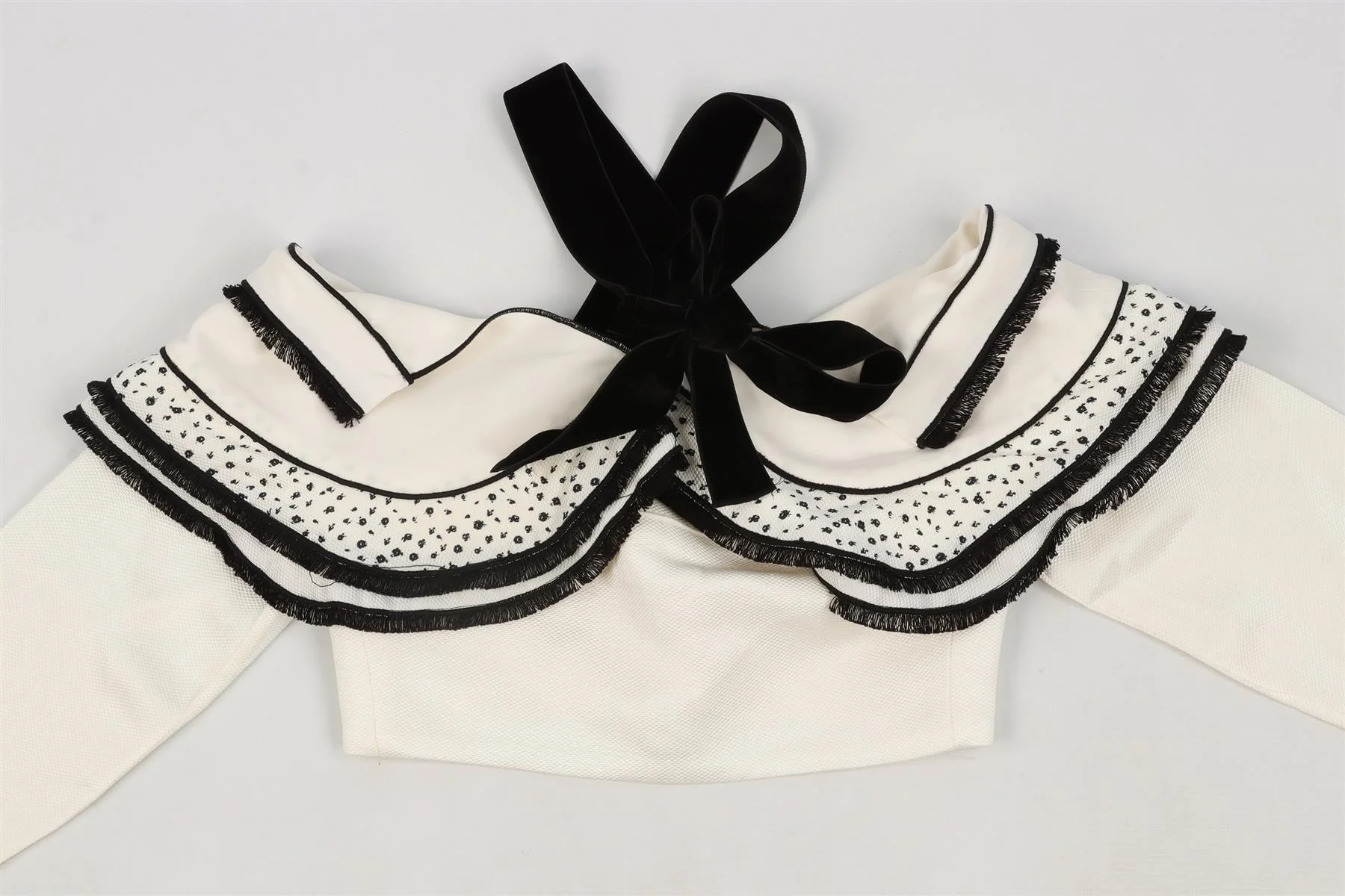 PROENZA SCHOULER WHITE WOVEN TOP US 2 UK 6 - Image 5