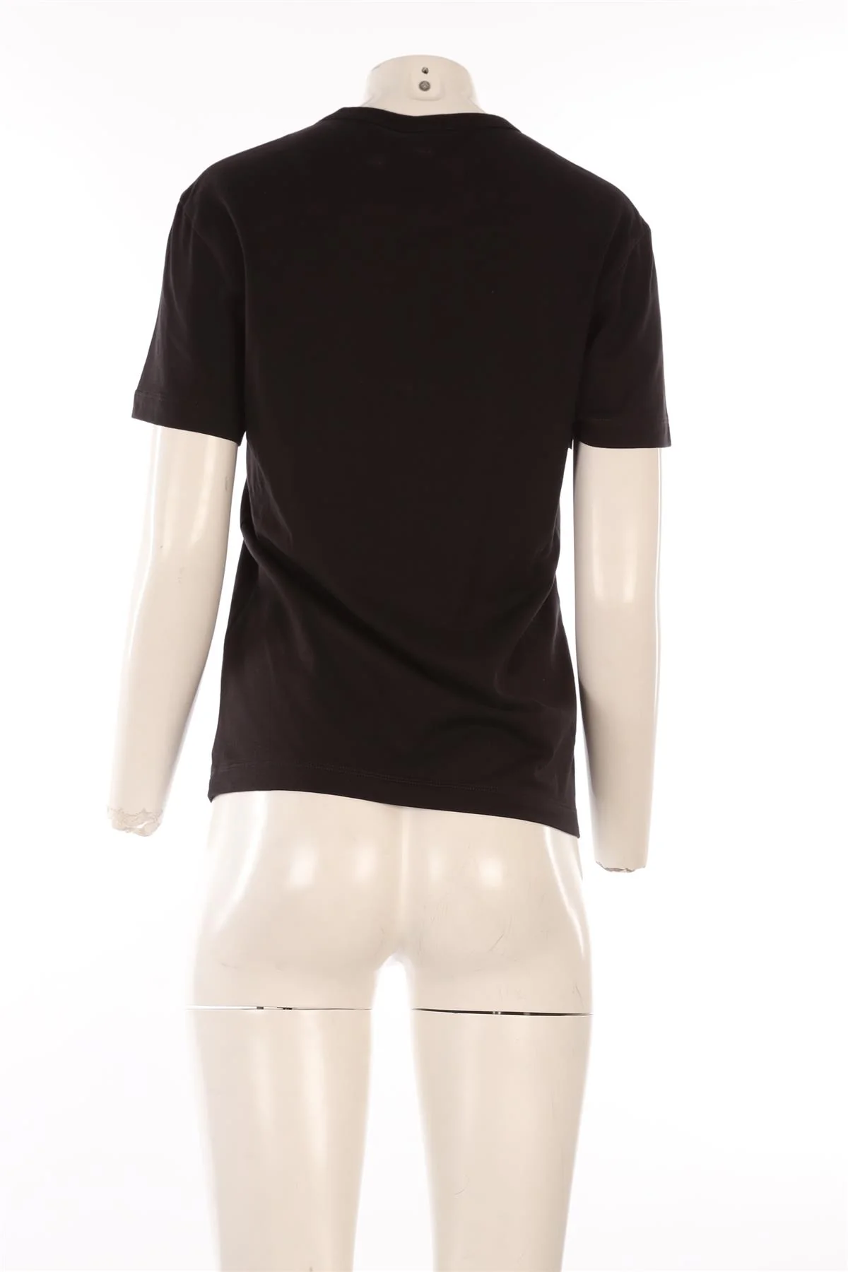 PUCCI BLACK COTTON T-SHIRT MEDIUM - Image 4