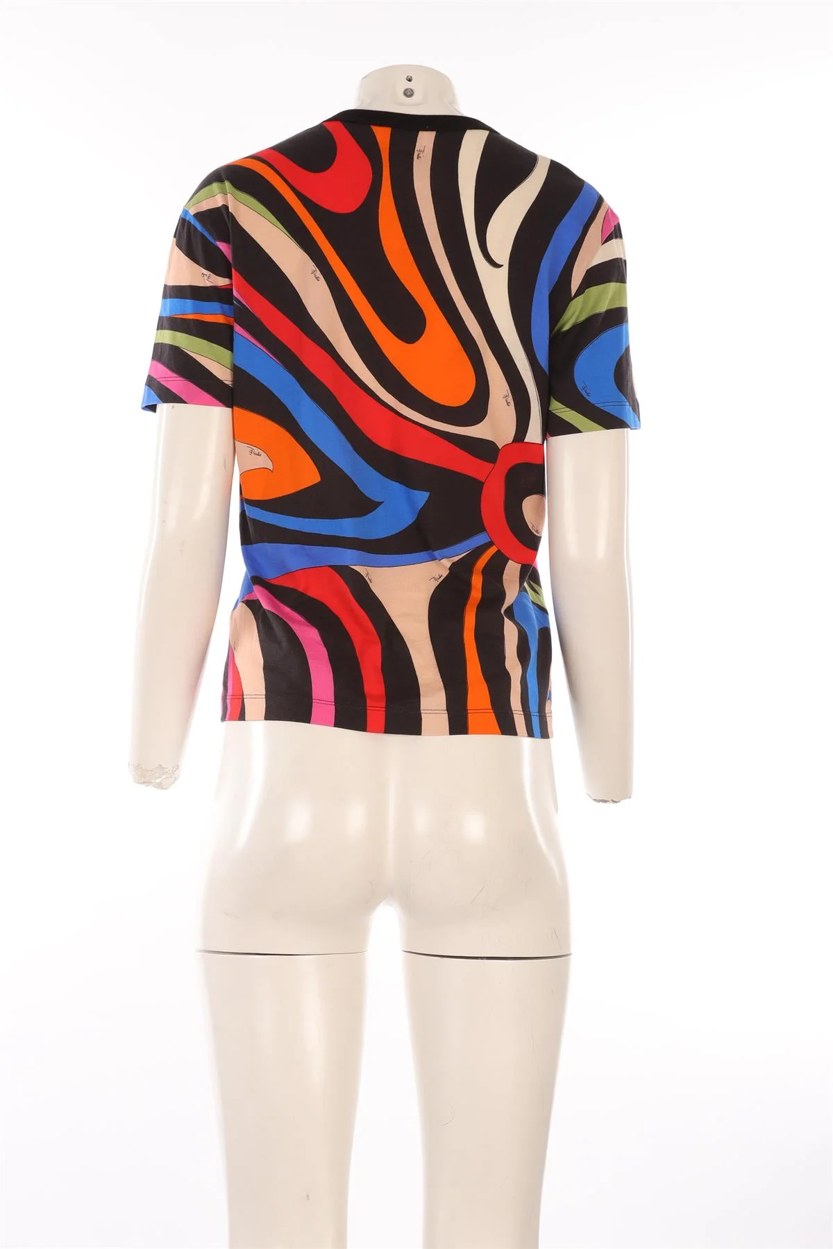 PUCCI MULTI COTTON T-SHIRT MEDIUM - Image 4