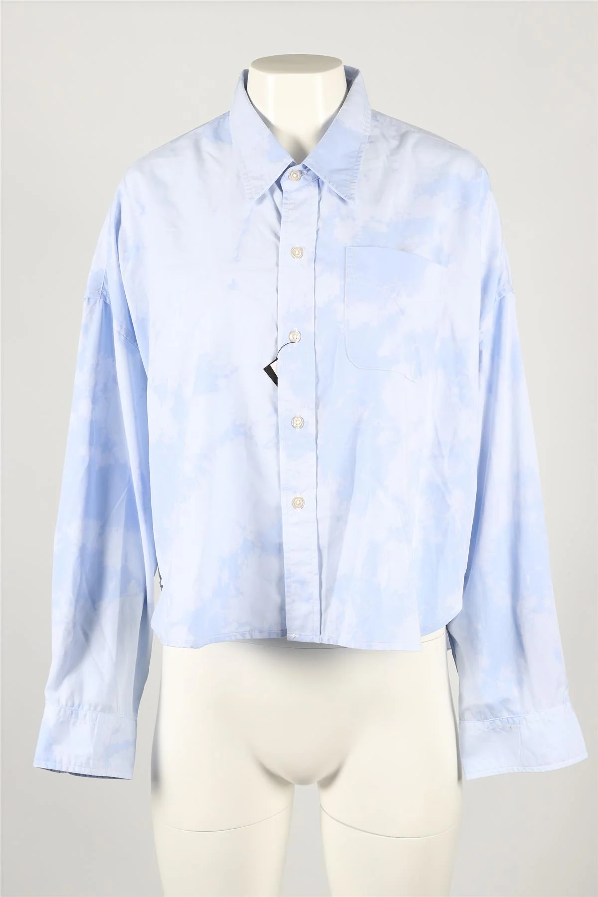 R13 BLUE TWILL SHIRT XSMALL - Image 2