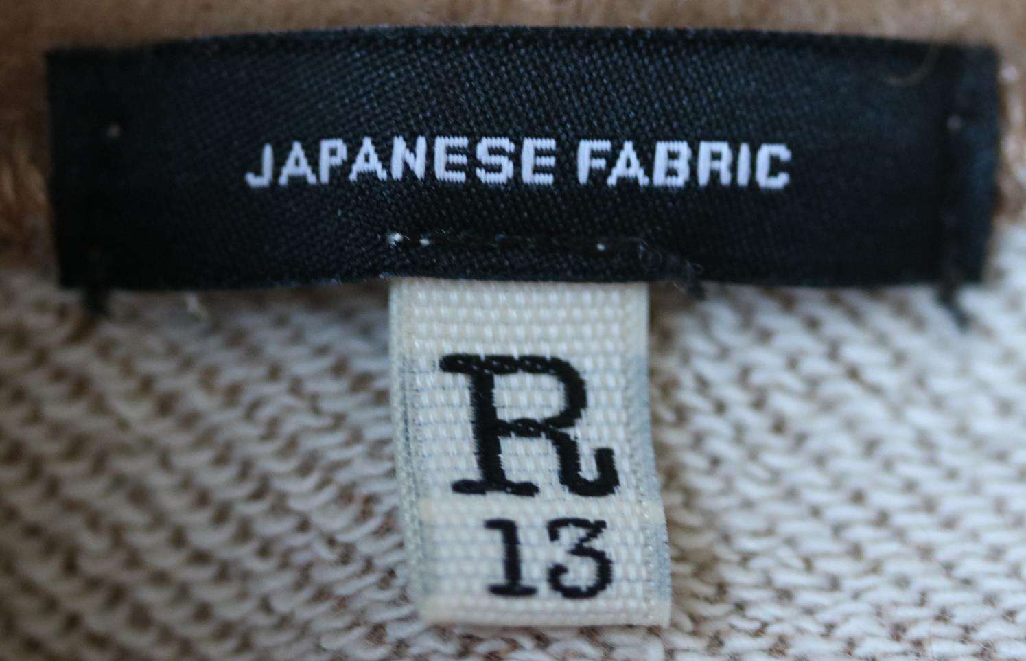 R13 COTTON AND CAMEL HAIR BLEND HOODED TOP MEDIUM - Image 5
