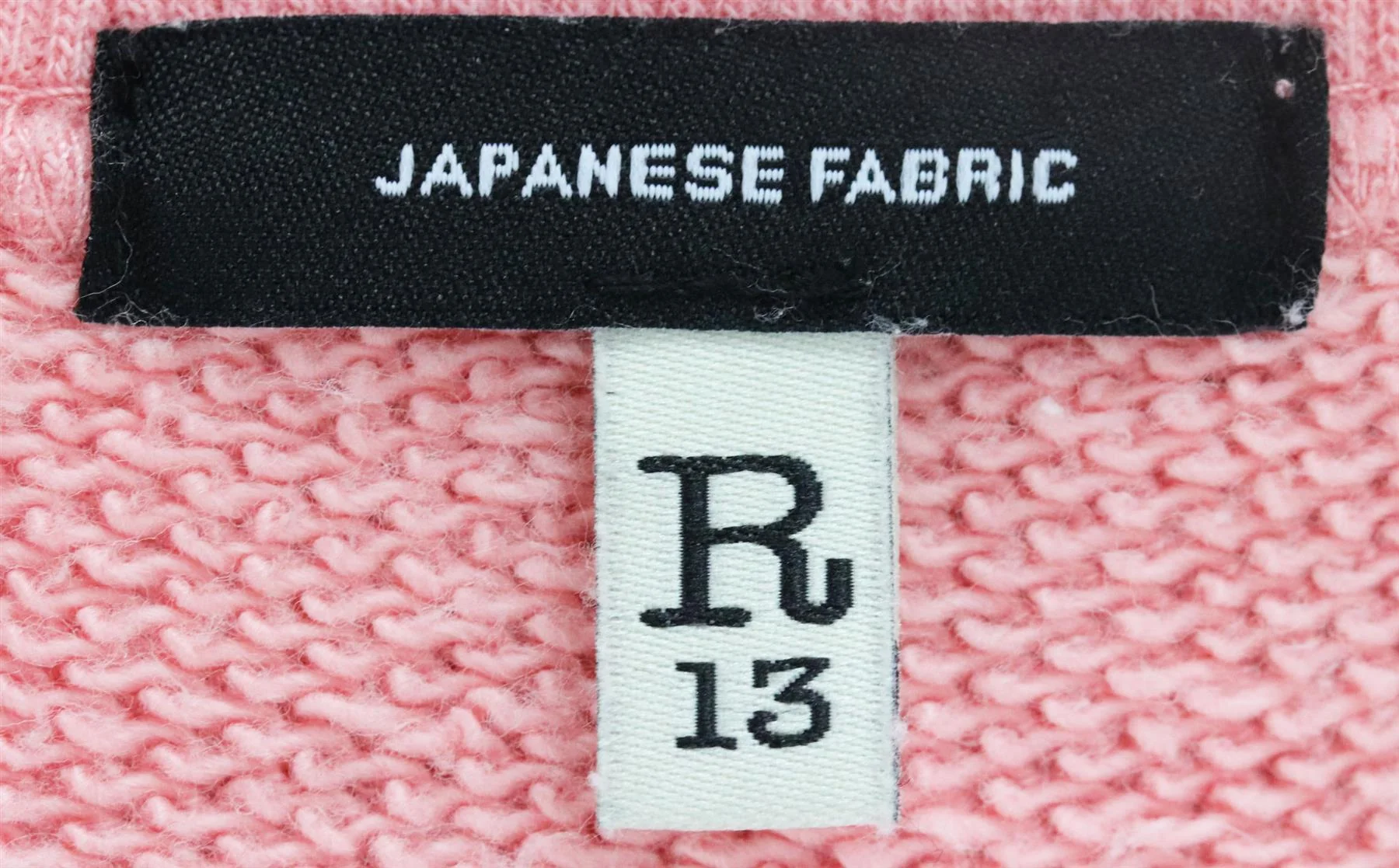 R13 DISTRESSED PRINTED COTTON TERRY SWEATSHIRT XSMALL - Image 5