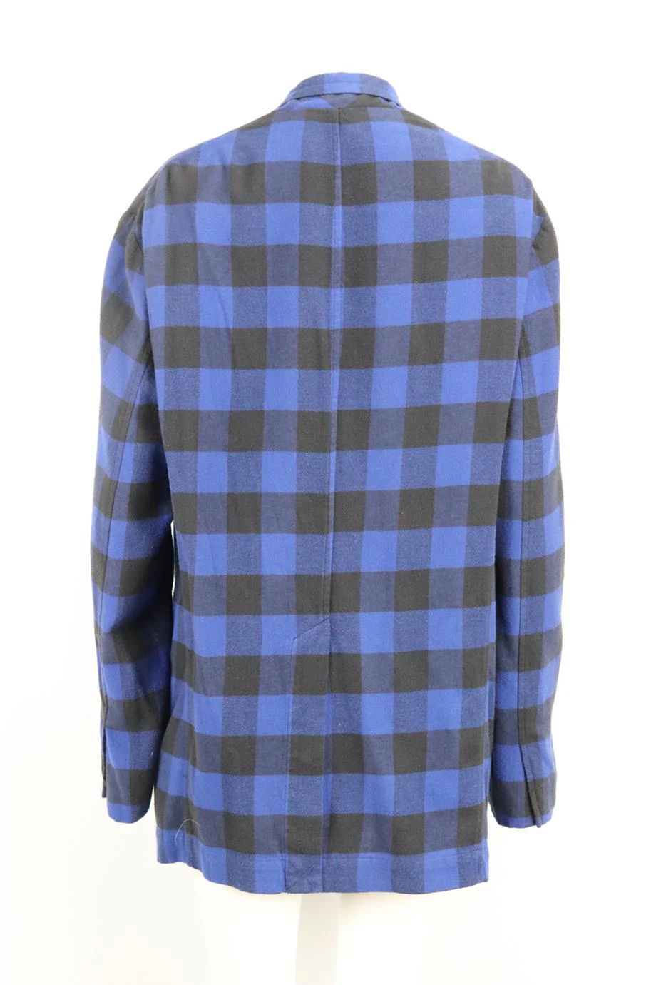 R13 OVERSIZED CHECKED COTTON BLAZER SMALL - Image 4