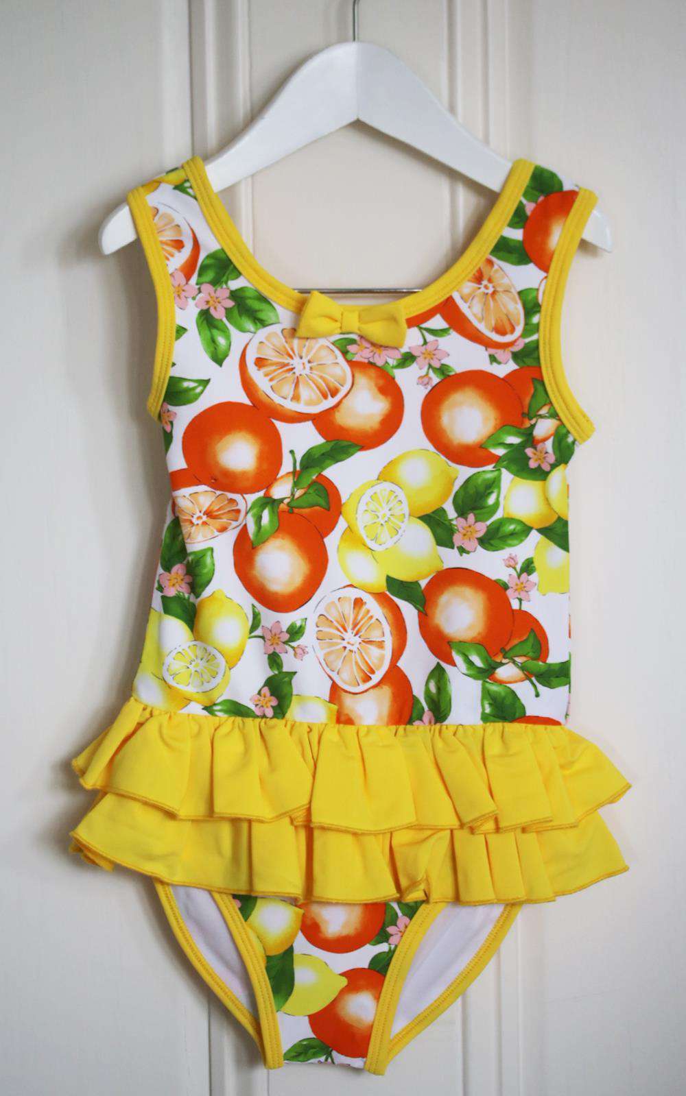 RACHEL RILEY KIDS GIRLS RUFFLED SWIMSUIT 6 YEARS - Image 2