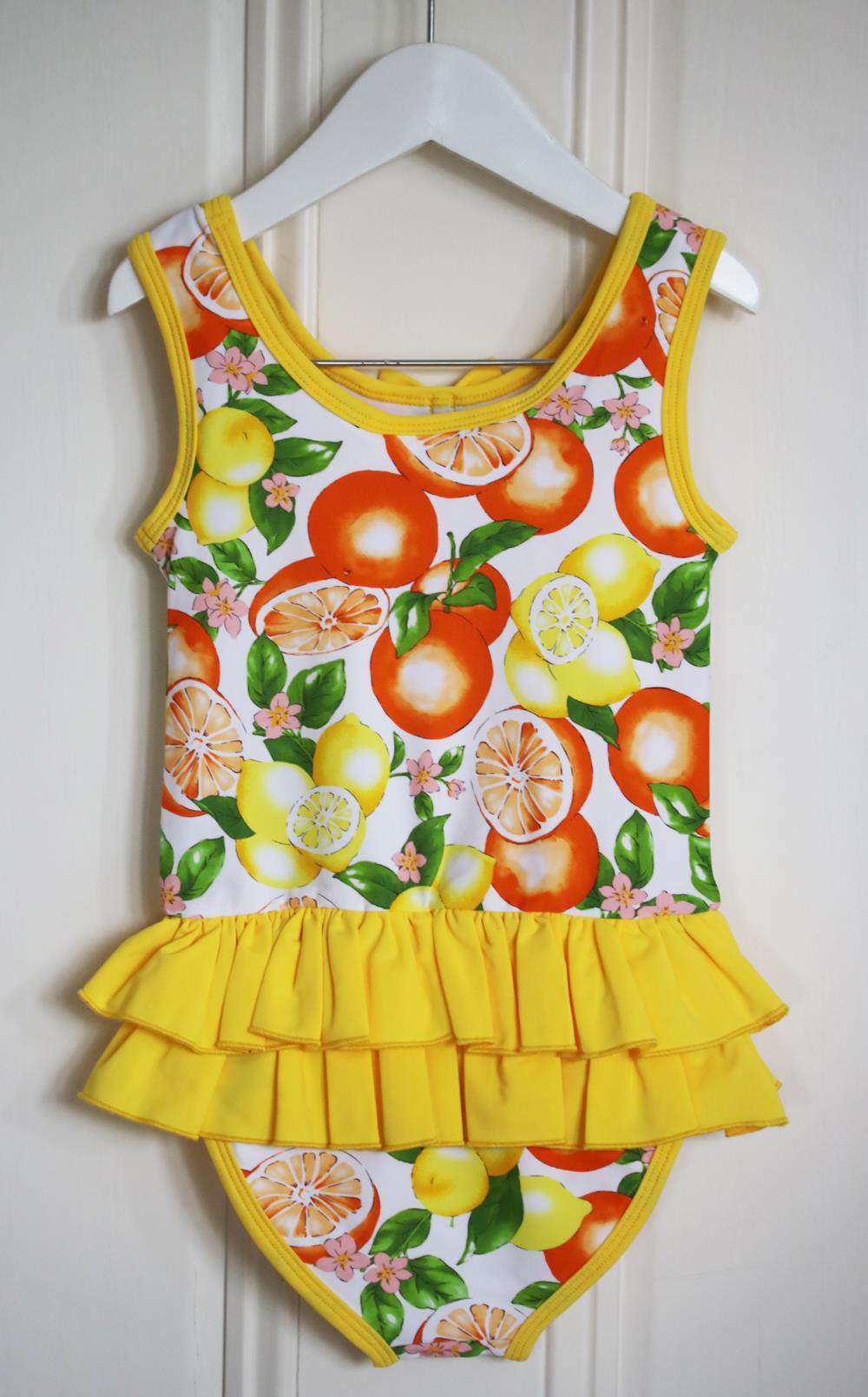 RACHEL RILEY KIDS GIRLS RUFFLED SWIMSUIT 6 YEARS - Image 3