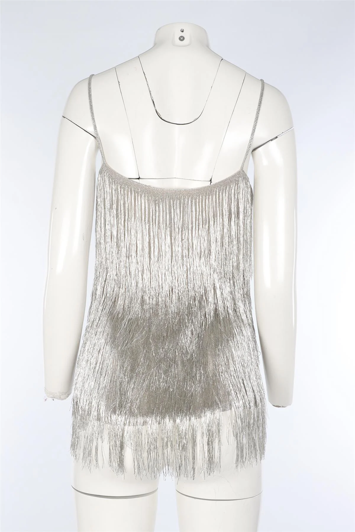 RACHEL ZOE SILVER FRINGE TOP SMALL - Image 4