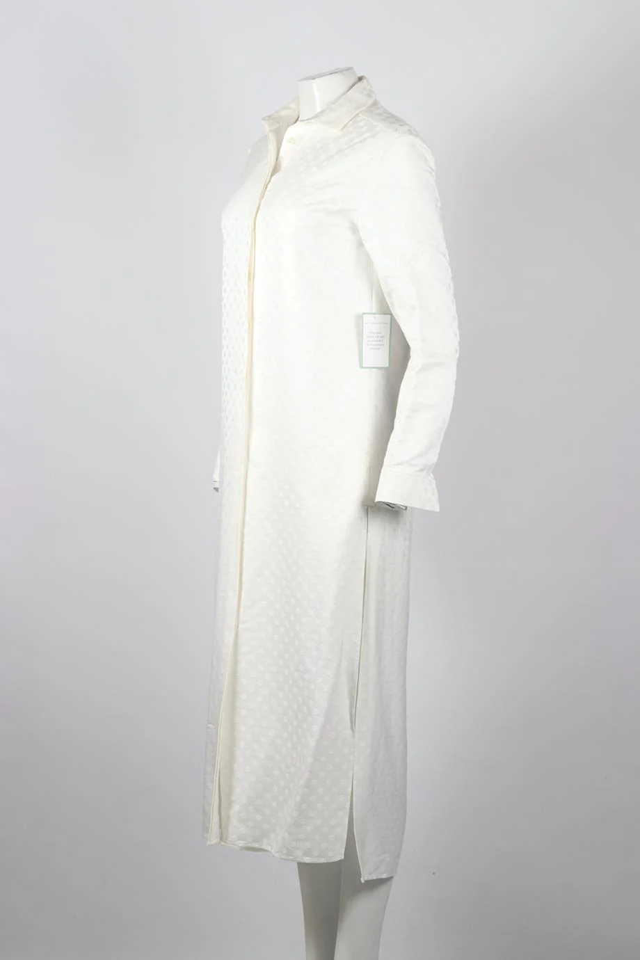 RACIL POLKA DOT SATIN MAXI DRESS FR 38 UK 10 - Image 3