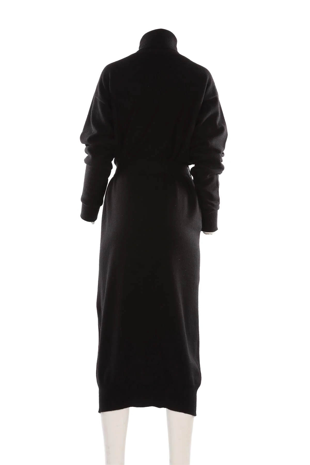 RAEY BLACK CASHMERE MAXI DRESS XXSMALL - Image 3