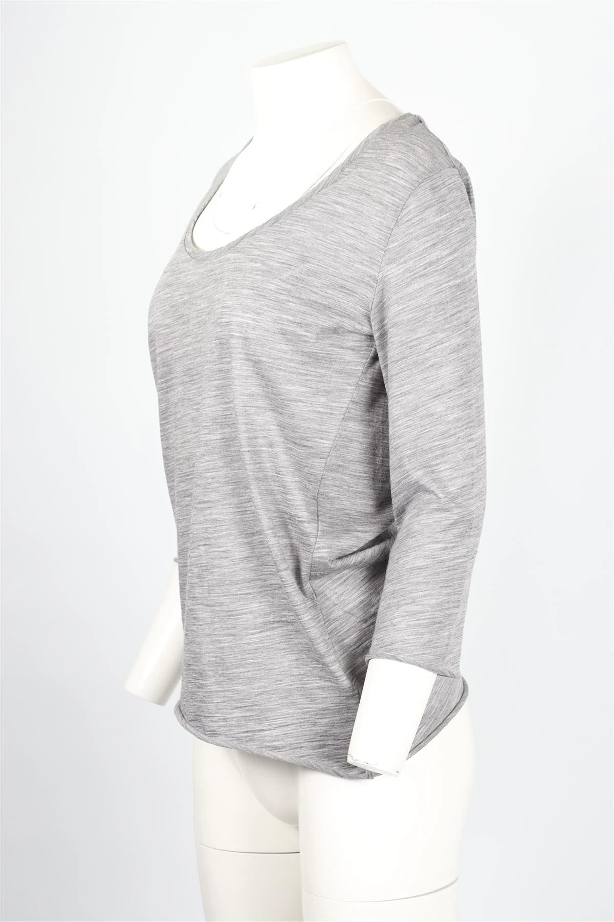 RAEY GREY WOOL TOP UK 10 - Image 3