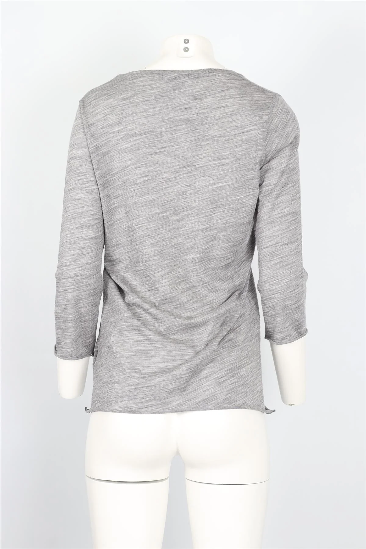 RAEY GREY WOOL TOP UK 10 - Image 4