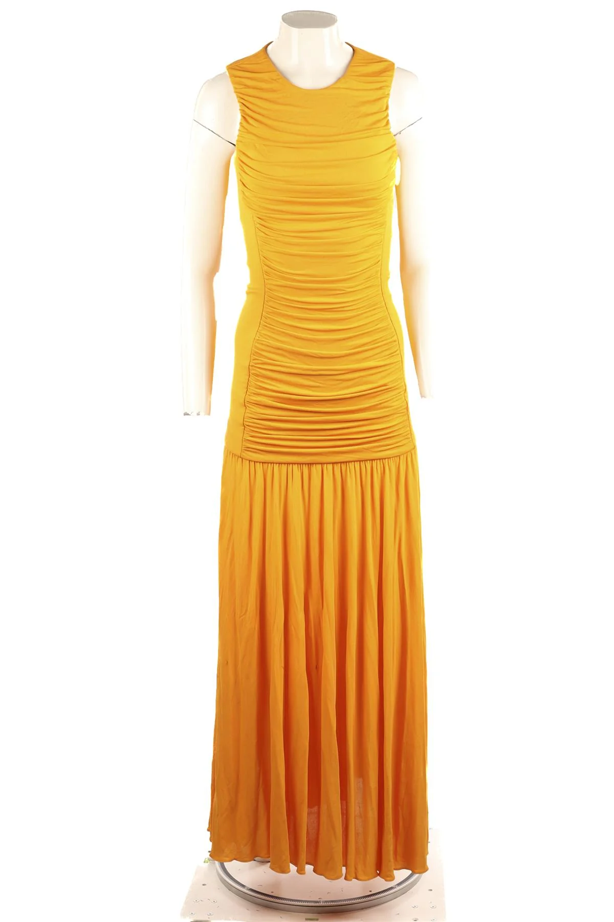 RAEY ORANGE JERSEY MAXI DRESS UK 8 - Image 2