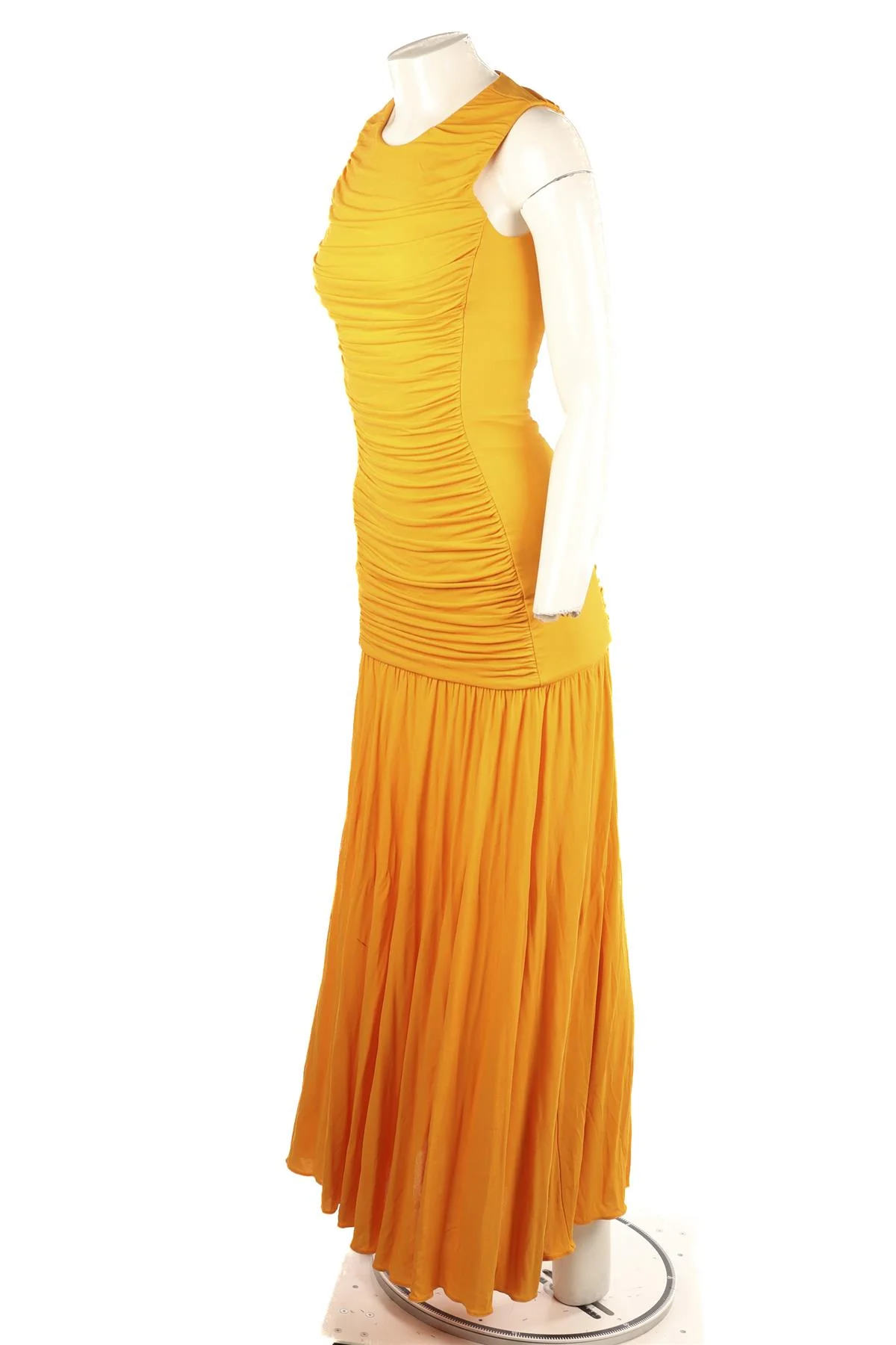 RAEY ORANGE JERSEY MAXI DRESS UK 8 - Image 3