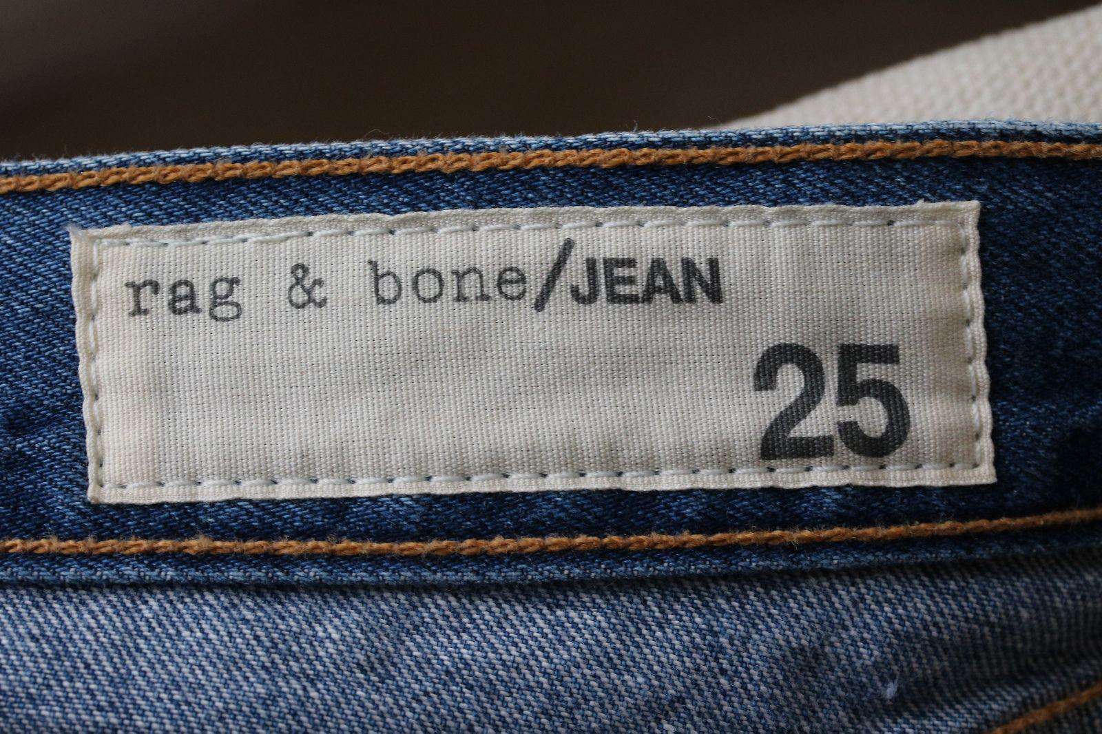 RAG AND BONE/JEAN CUTOFF DENIM SHORTS IN MASON W25 UK 6/8 - Image 6