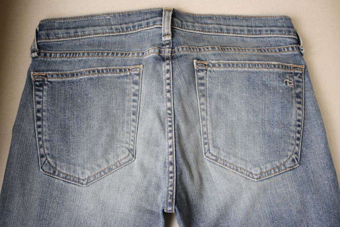 RAG AND BONE THE DRE BOYFRIEND MARINER JEANS W25 UK 6/8 - Image 12