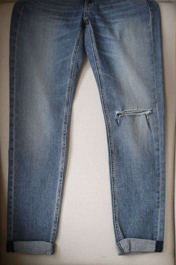 RAG AND BONE THE DRE BOYFRIEND MARINER JEANS W25 UK 6/8 - Image 8